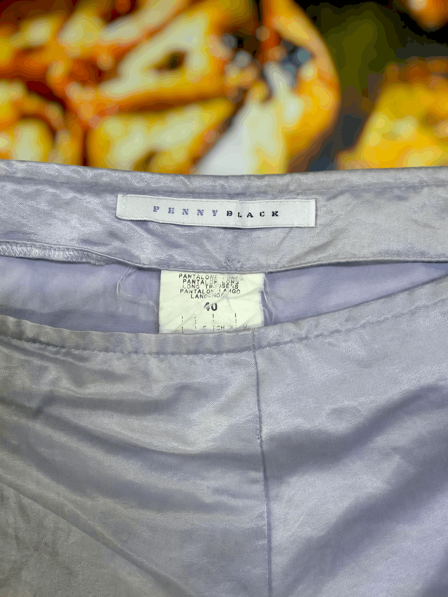 Other Italian designer penny black pantalone largo pant Size 27" / US 4 / IT 40 - 3 Thumbnail