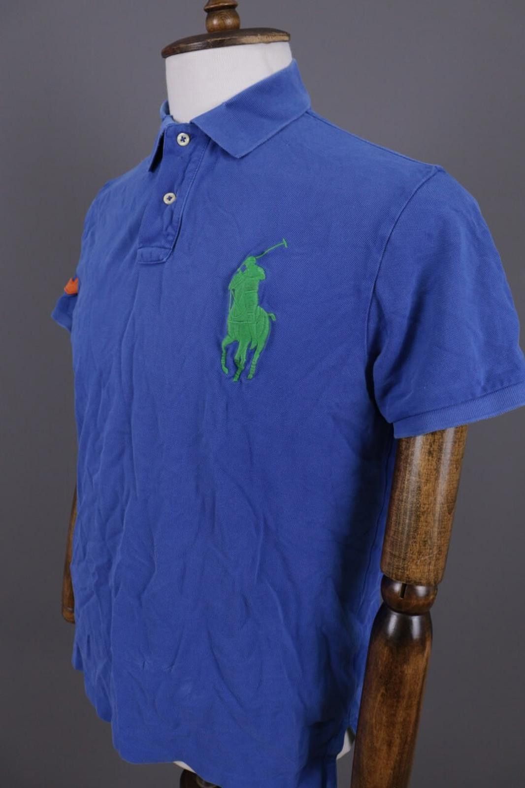 Polo Ralph Lauren Polo Ralph Lauren Blue Rugbly #3 Big Pony Polo Shirt Size L Size US L / EU 52-54 / 3 - 7 Thumbnail