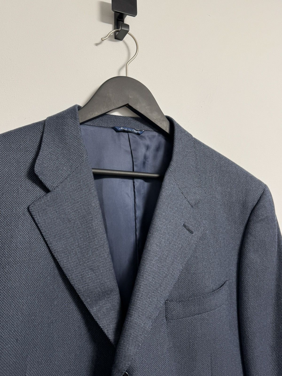 Canali Canali Blazer Men’s Blue Luxury Lana 58-R Size Size 54L - 5 Thumbnail