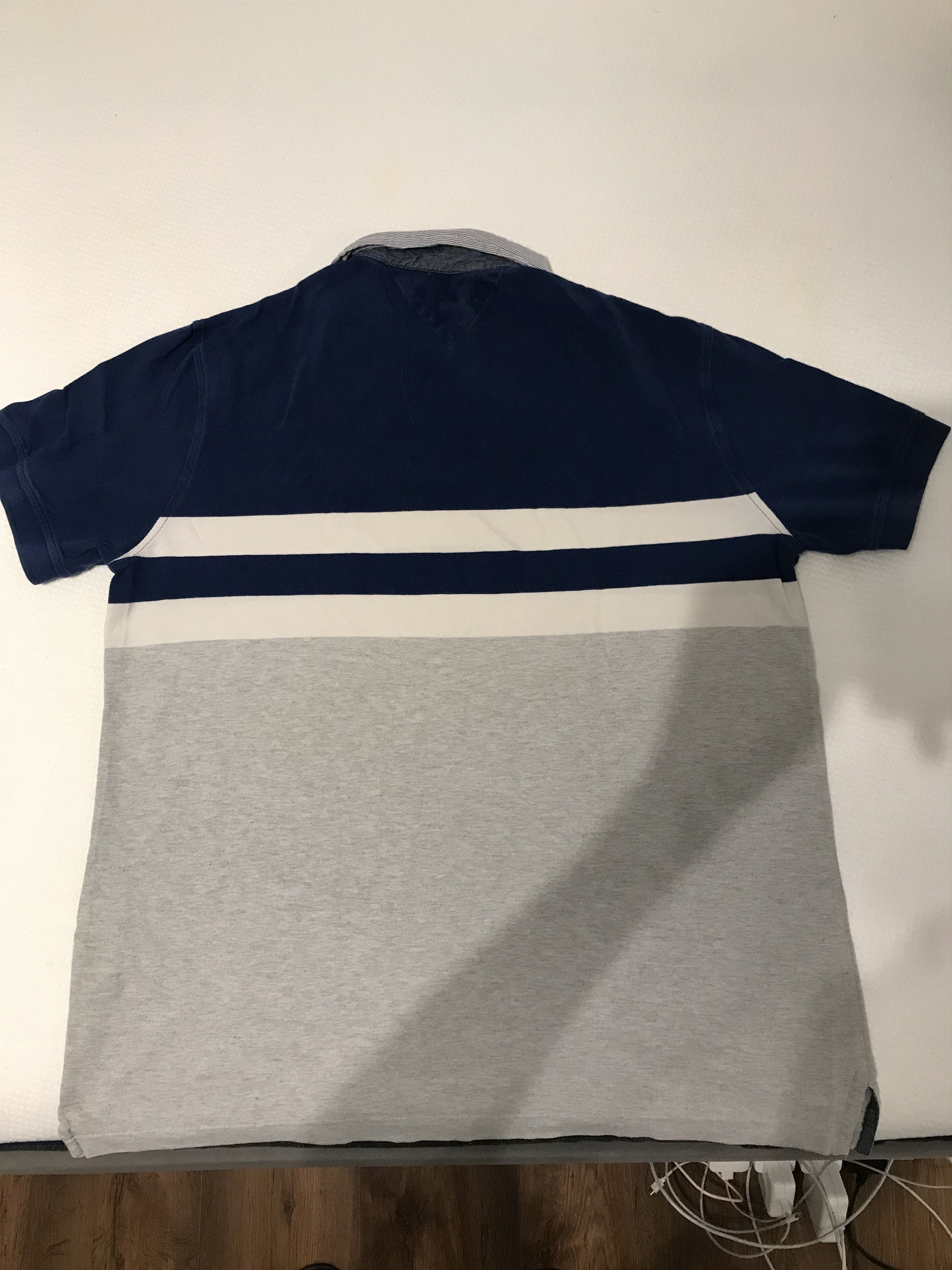 Tommy Hilfiger Tommy Hilfiger Blue / Grey Polo T-Shirt Size US XL / EU 56 / 4 - 2 Thumbnail