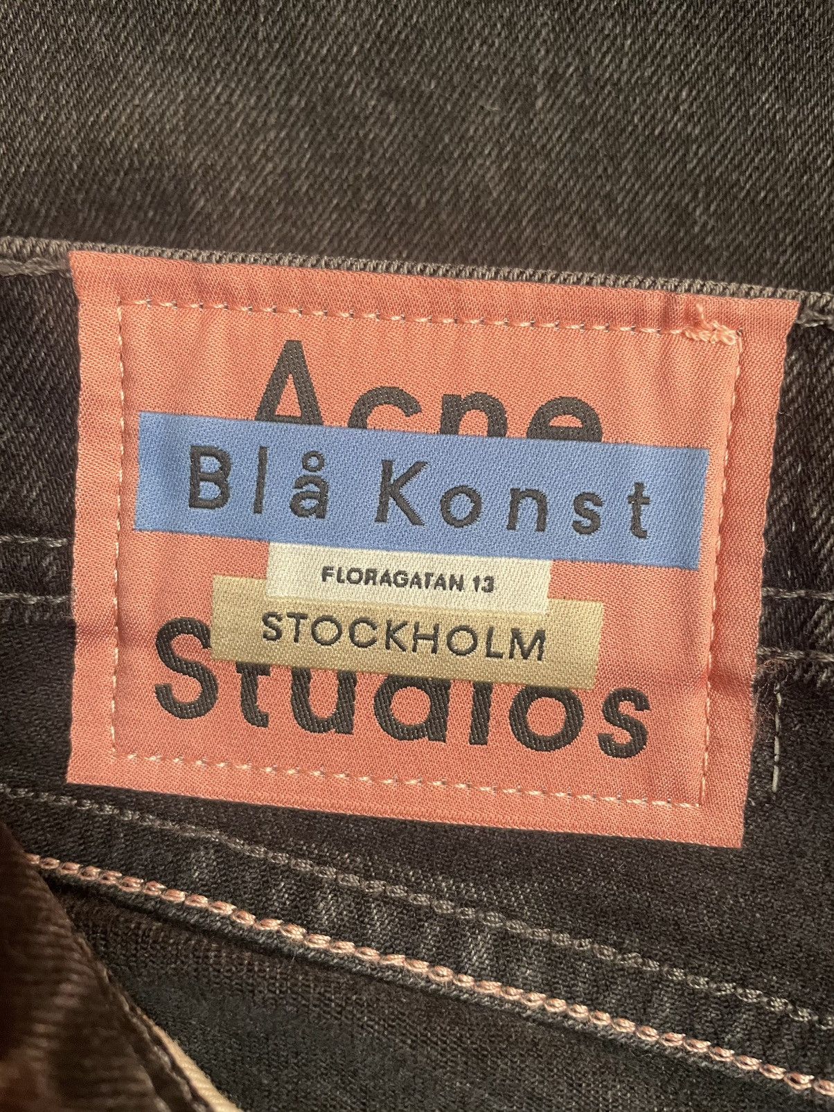 Acne Studios Acne Studios Stockholm Patch Denim Size 29 Size US 29 - 9 Thumbnail