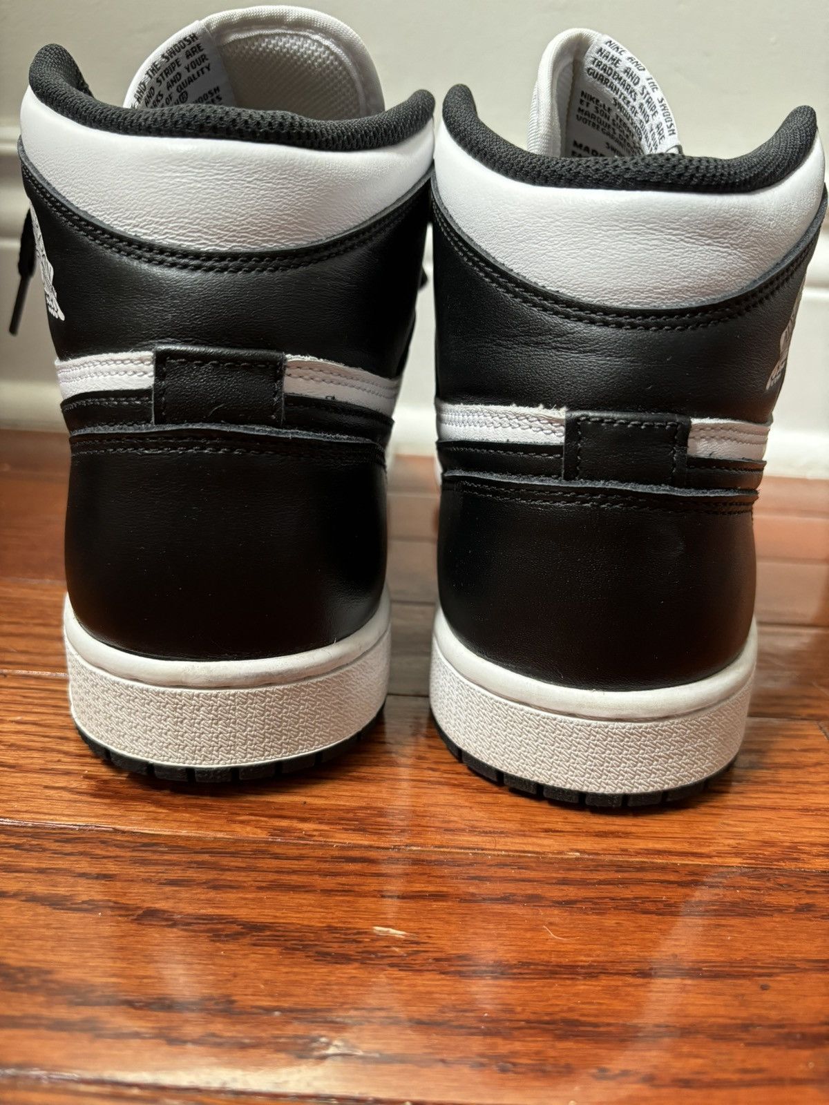 Jordan Brand Jordan 1 High - Black White 🐼 2014 OG. Size US 10 / EU 43 - 6 Thumbnail