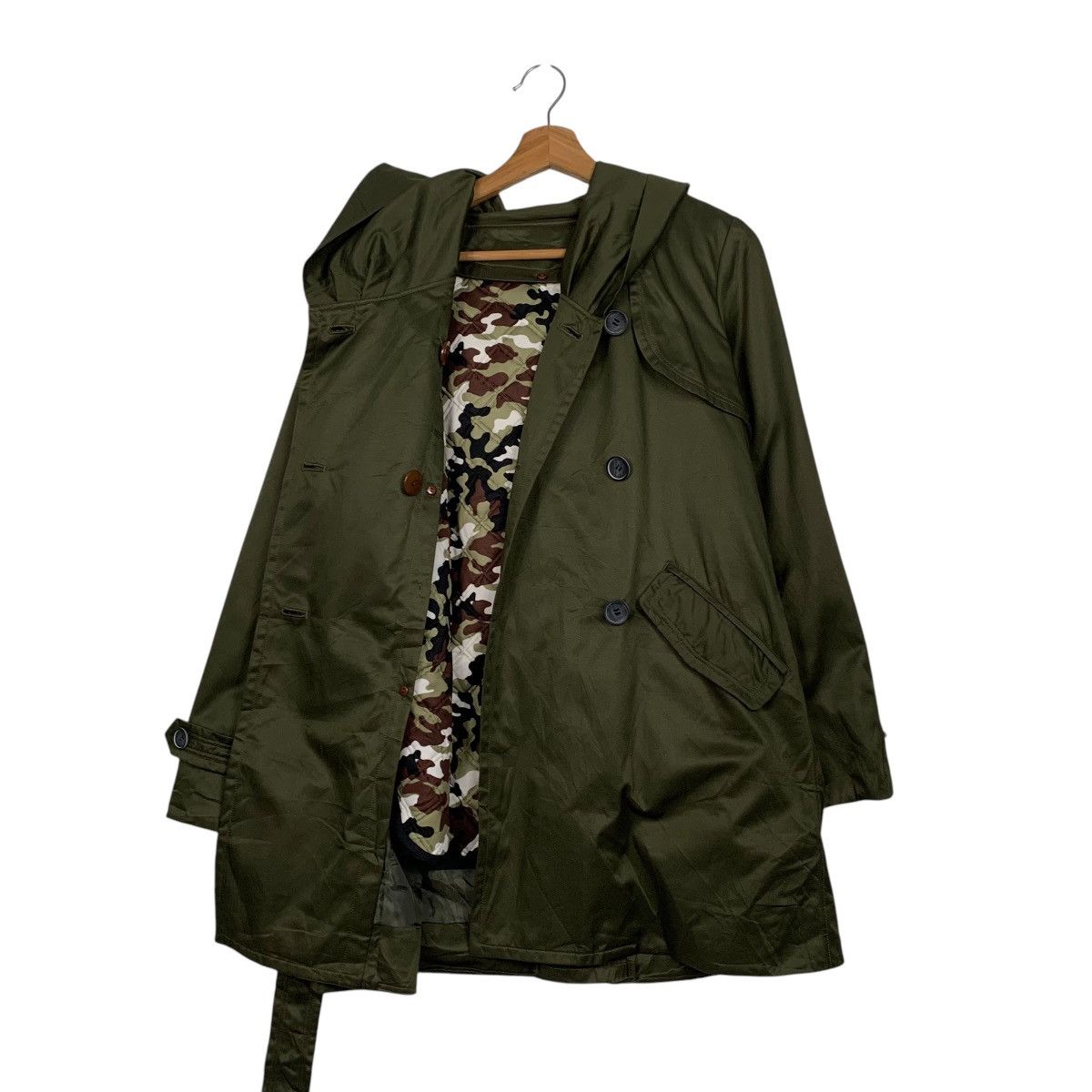 Japanese Brand Pool Studio Alivier Double Breasted Trenchcoat Size M / US 6-8 / IT 42-44 - 10 Thumbnail