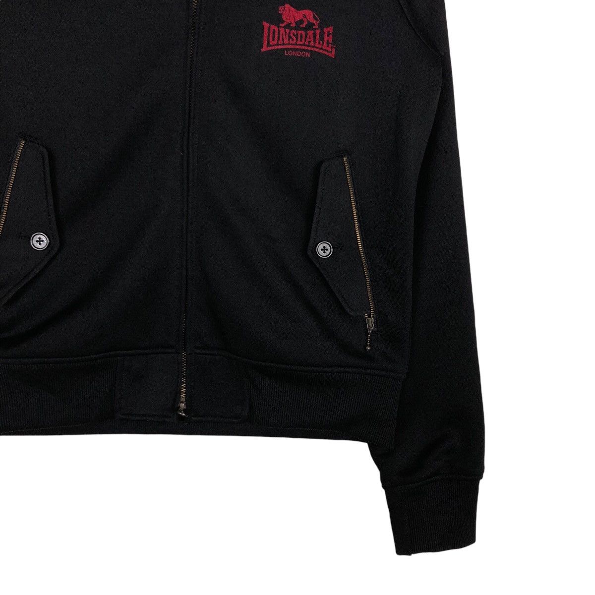 Japanese Brand 📌Vintage Bomber Jacket Biker Lonsdale London Big Logo Size US M / EU 48-50 / 2 - 6 Thumbnail
