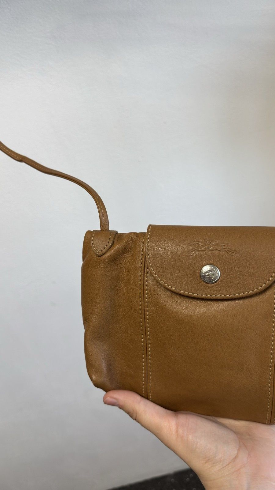 Longchamp Longchamp Women's Mini Crossbody Depose Brown Leather Bag Size ONE SIZE - 2 Thumbnail