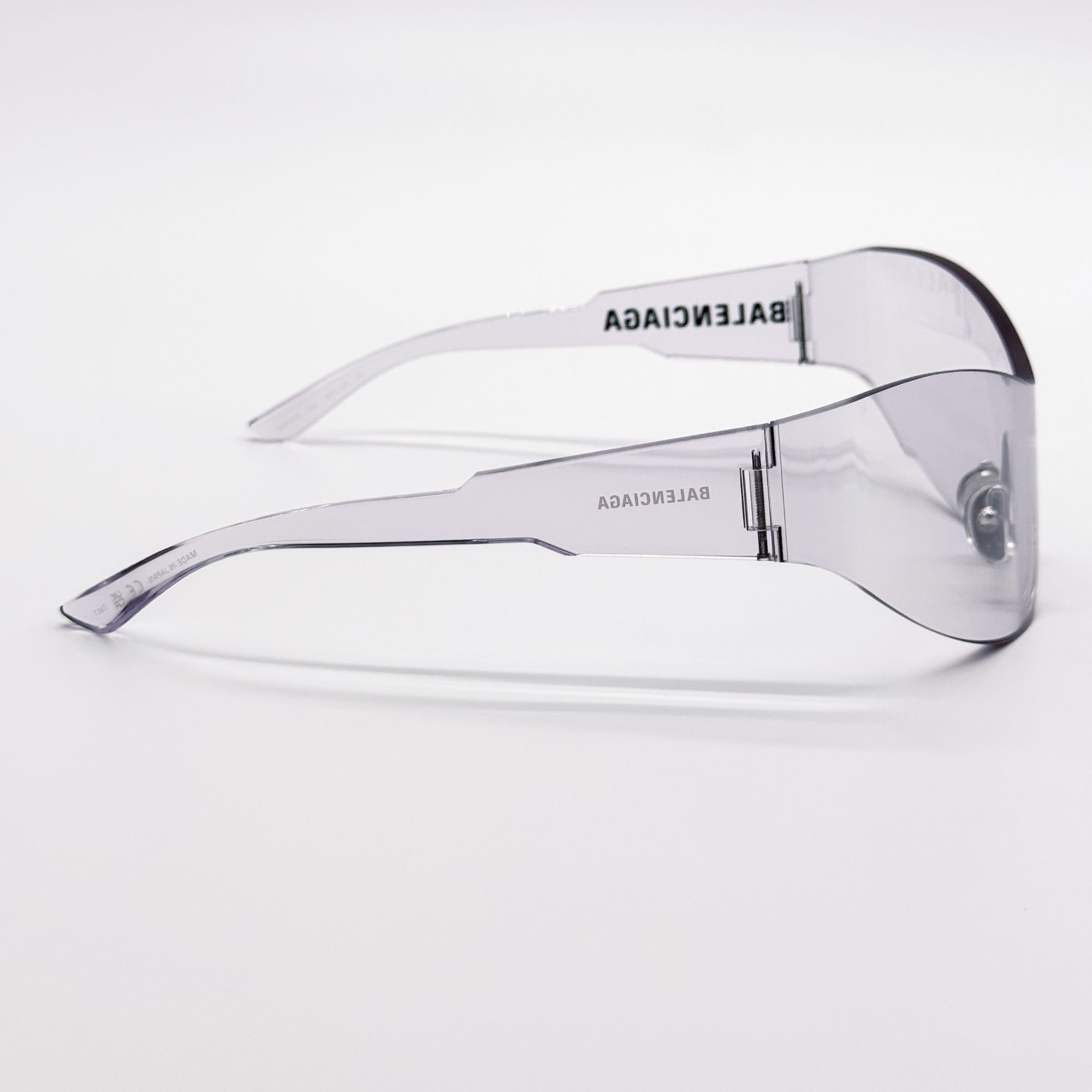 Balenciaga NEW BALENCIAGA BB0257S 002 SUNGLASSES CLEAR SHIELD UNISEX Size ONE SIZE - 5 Thumbnail