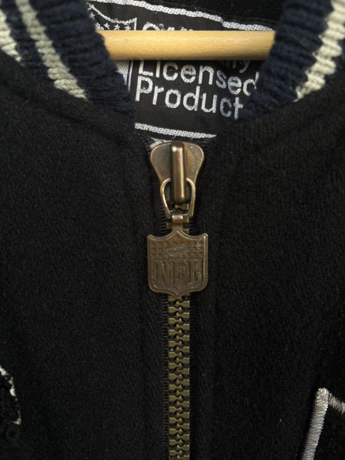 NFL × Vintage Vintage Los Angeles Raiders varsity jacket 1991 NFL leather Size US M / EU 48-50 / 2 - 4 Thumbnail