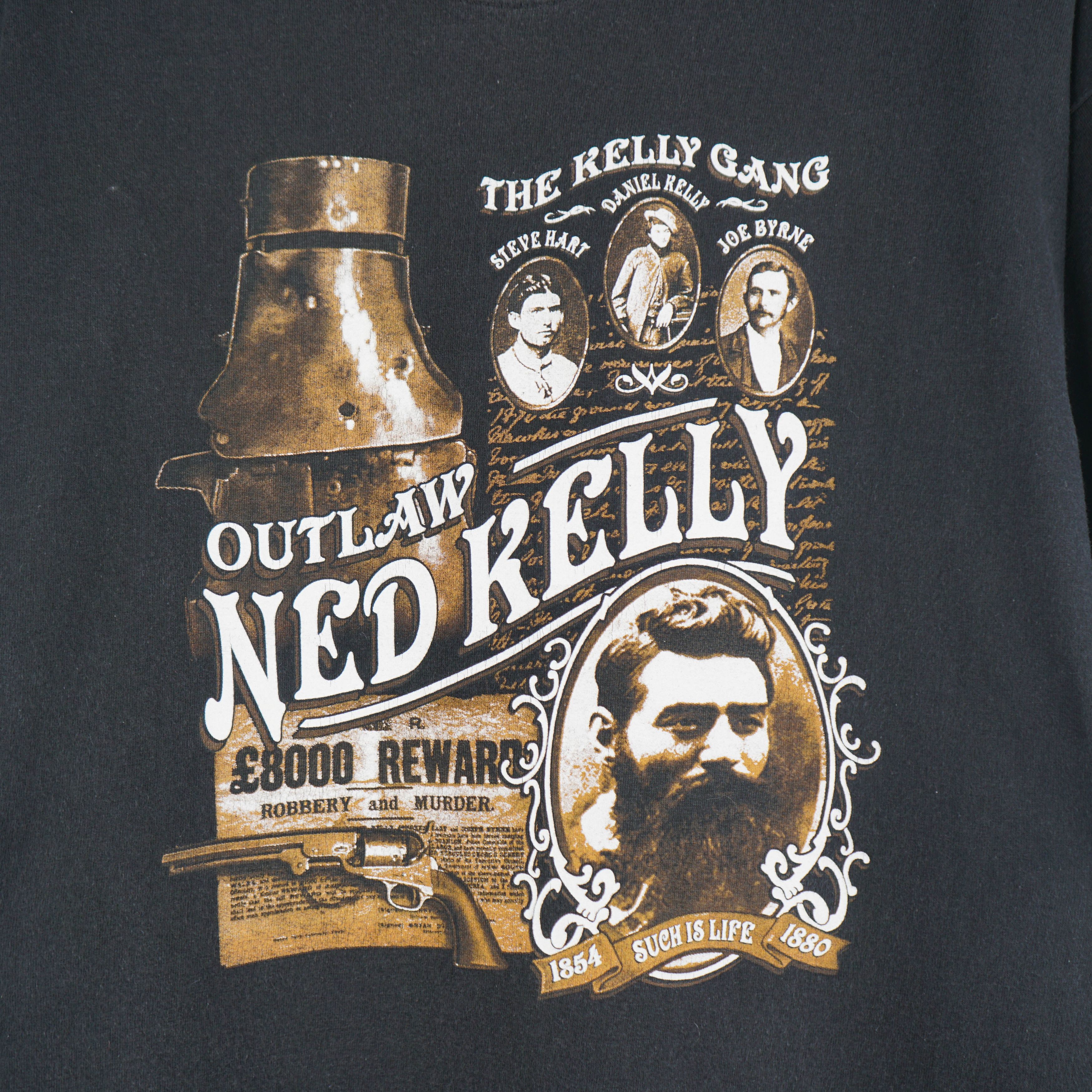Man Made In Australia × Vintage Vintage 1990s Outlaw Ned Kelly T-Shirt Size US XL / EU 56 / 4 - 2 Thumbnail
