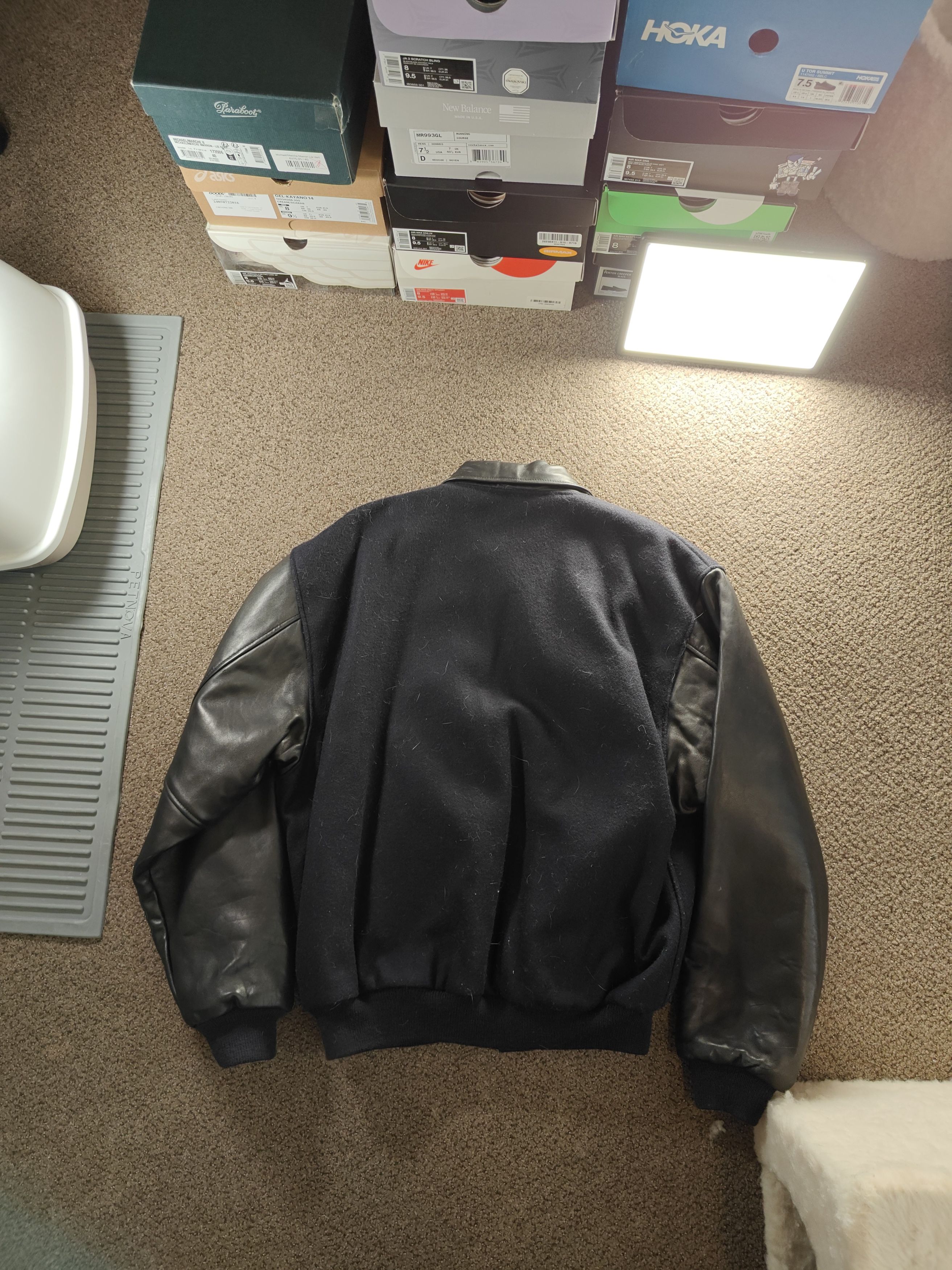 Golden Bear vintage golden bear leather varsity bomber jacket - mens M Size US M / EU 48-50 / 2 - 2 Thumbnail