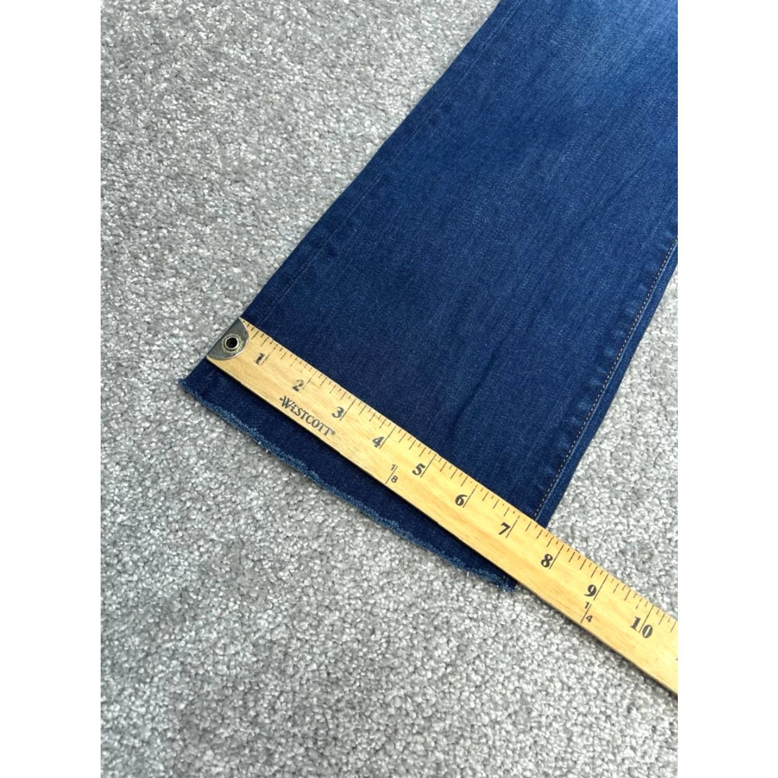 Kilian Frank And Eileen Killian Jeans Womens 25 Blue Denim Mid Rise Bootcut 26x27 Jeans Size 42" / US 20 - 4 Thumbnail