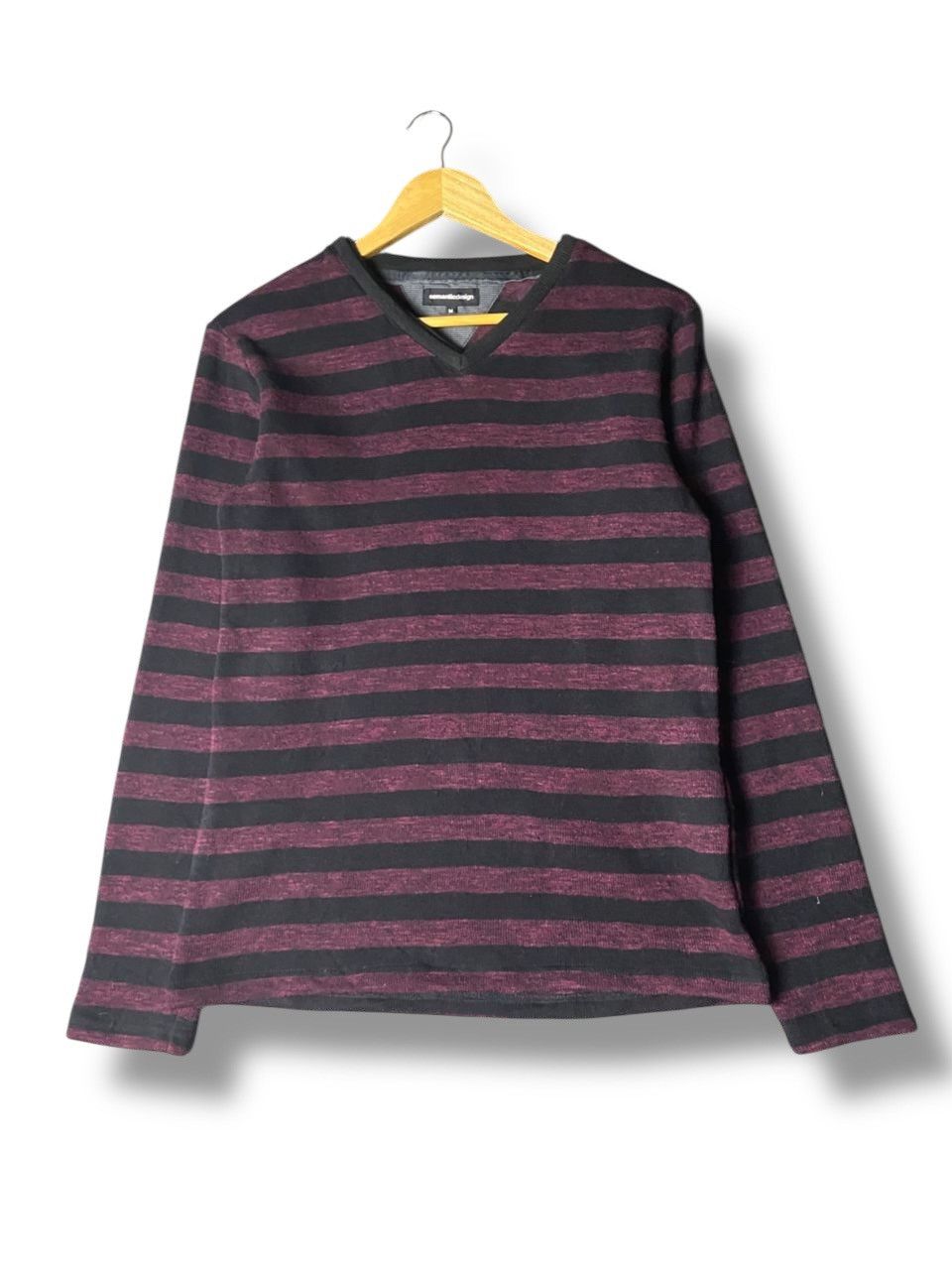 semanticdesign Semantic Design V Neck Knitted Long Sleeve Shirt (166) Size US M / EU 48-50 / 2 - 1 Thumbnail