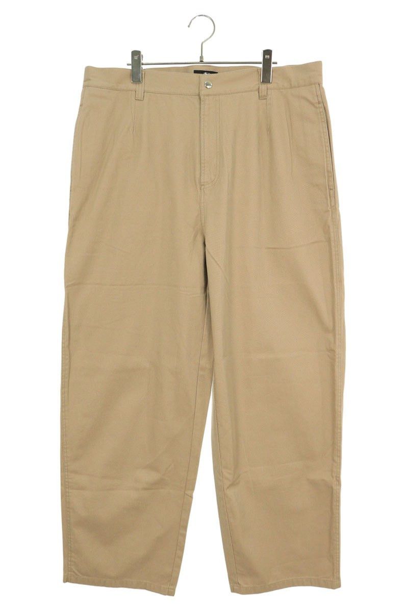 Stussy Stussy Wide Long Pants Beige Size 36 Size US 36 / EU 52 - 1 Thumbnail