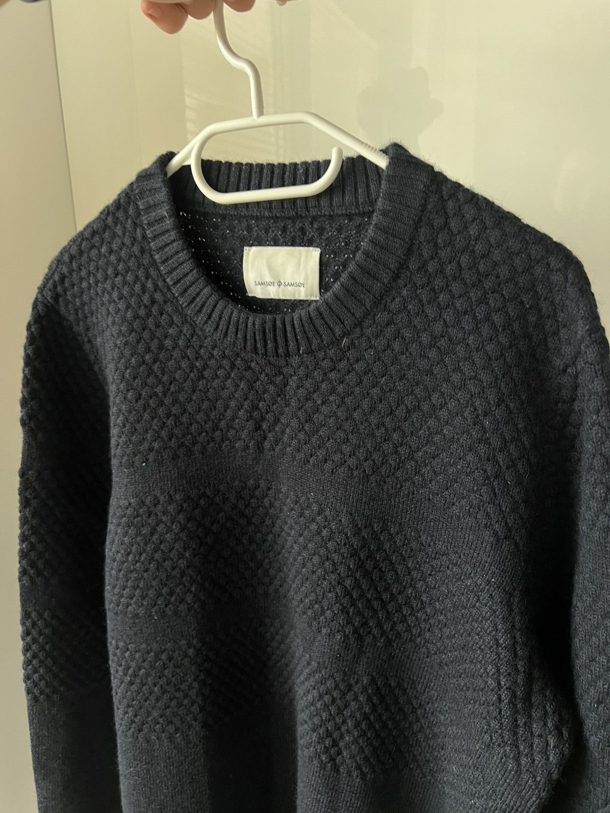 Samsoe Samsoe ‼️SAMSOE SAMSOE Dark Sapp LANA WOOL OLD MONEY STYLE SWEATER‼️ Size US XL / EU 56 / 4 - 10 Thumbnail