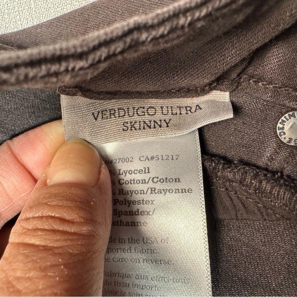 Paige Paige Verdugo Ultra Skinny Brown Jeans Size 28 Size 28" / US 6 / IT 42 - 8 Thumbnail