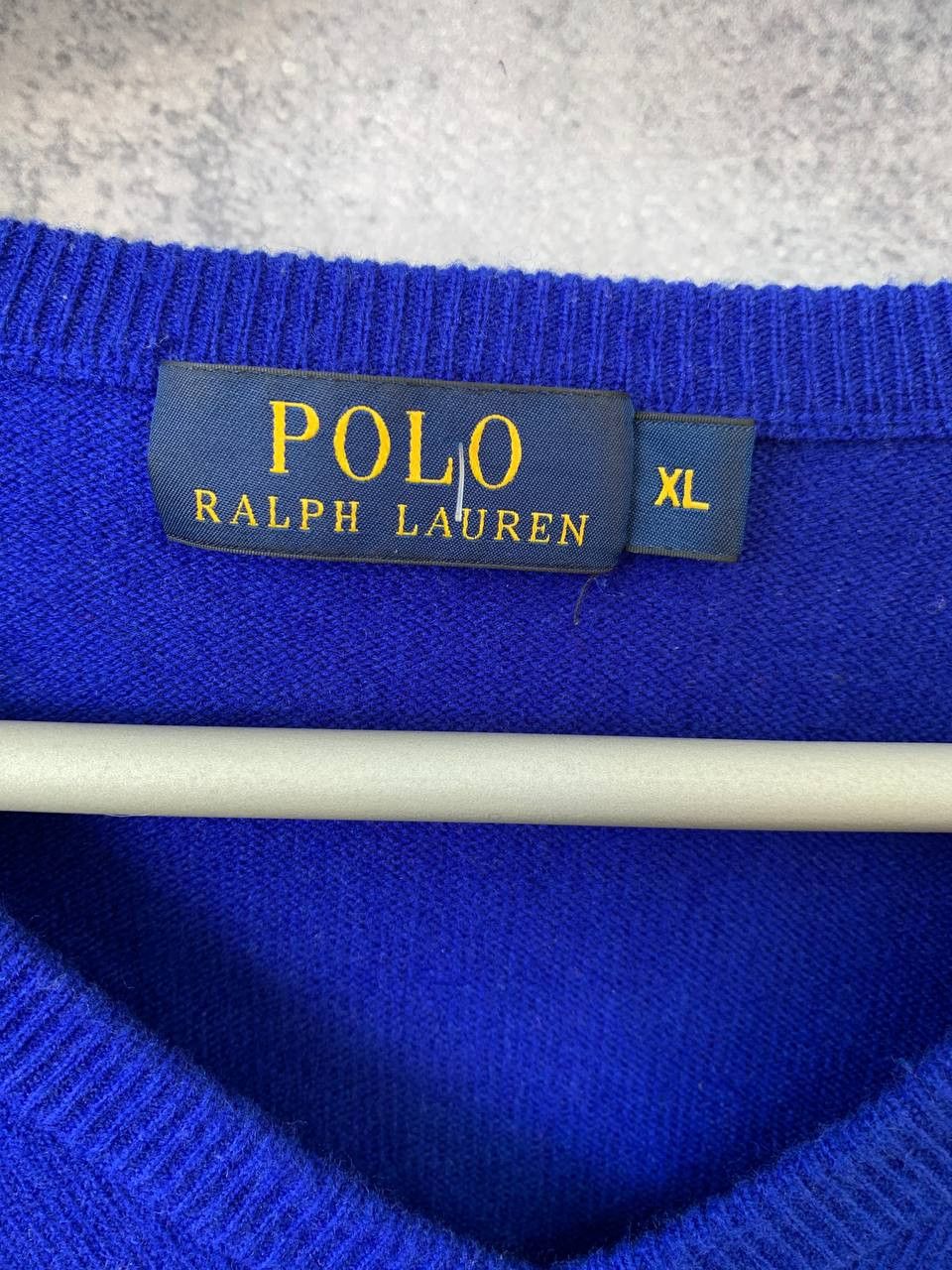 Polo Ralph Lauren × Ralph Lauren Polo Ralph Lauren V-Neck Wool Sweater Jumper Pullover Size US XL / EU 56 / 4 - 12 Thumbnail