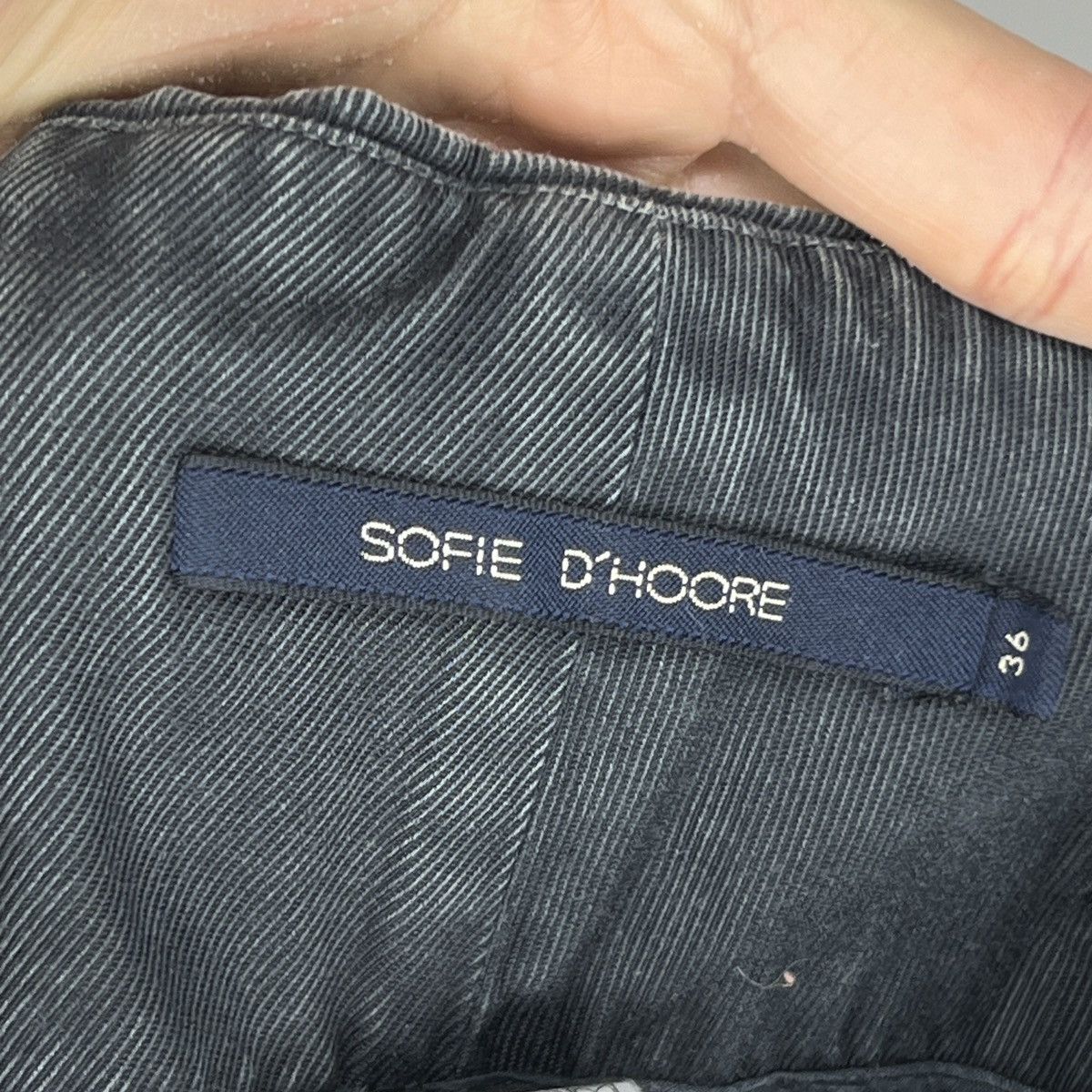 Designer × SOFIE D'HOORE × Vintage Vintage Black Baggy Trousers Size 26" / US 2 / IT 38 - 8 Thumbnail