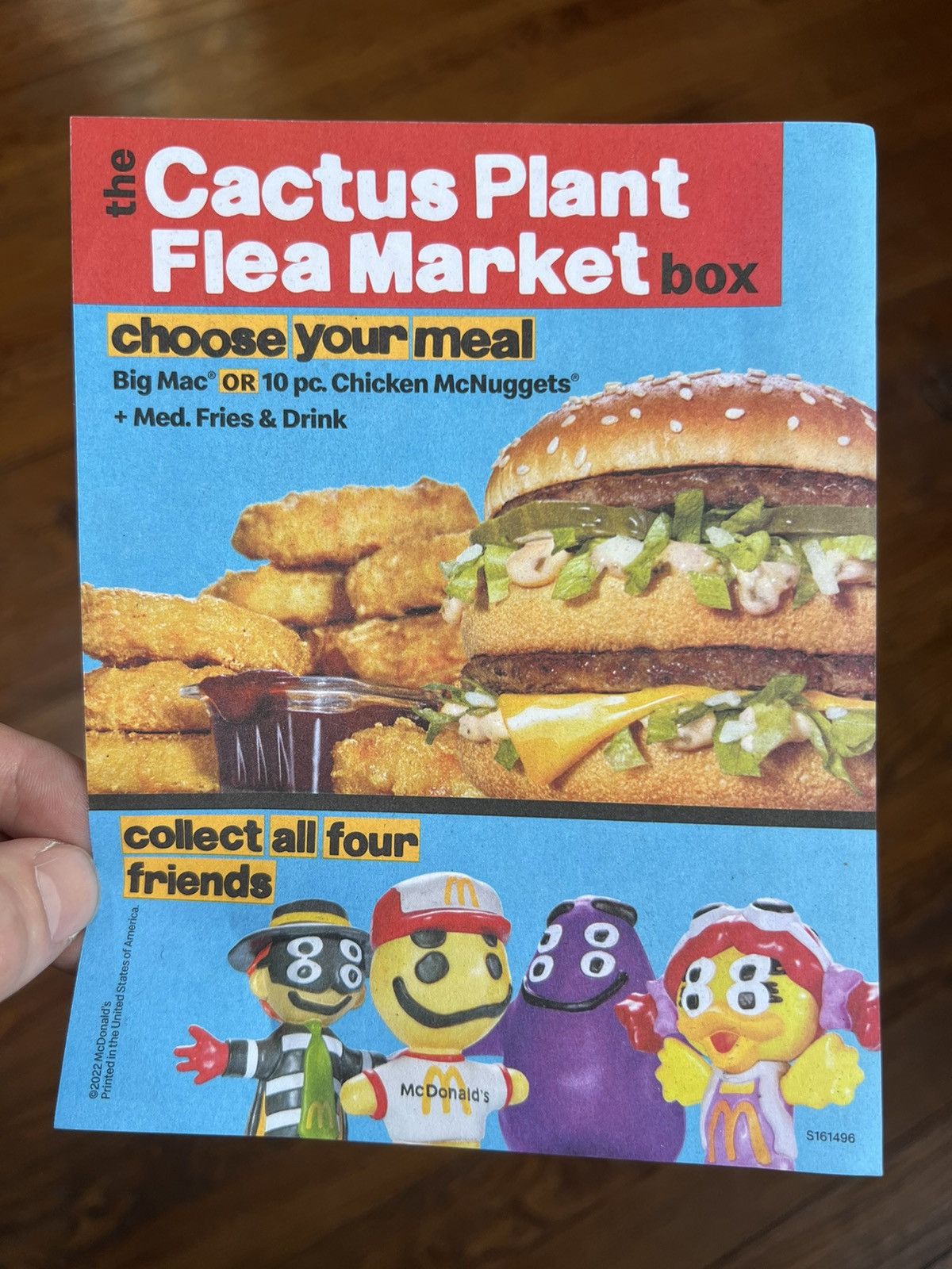Cactus Plant Flea Market Cactus Plant Flea Market x McDonald’s CPFM Promo Paper Size ONE SIZE - 2 Thumbnail