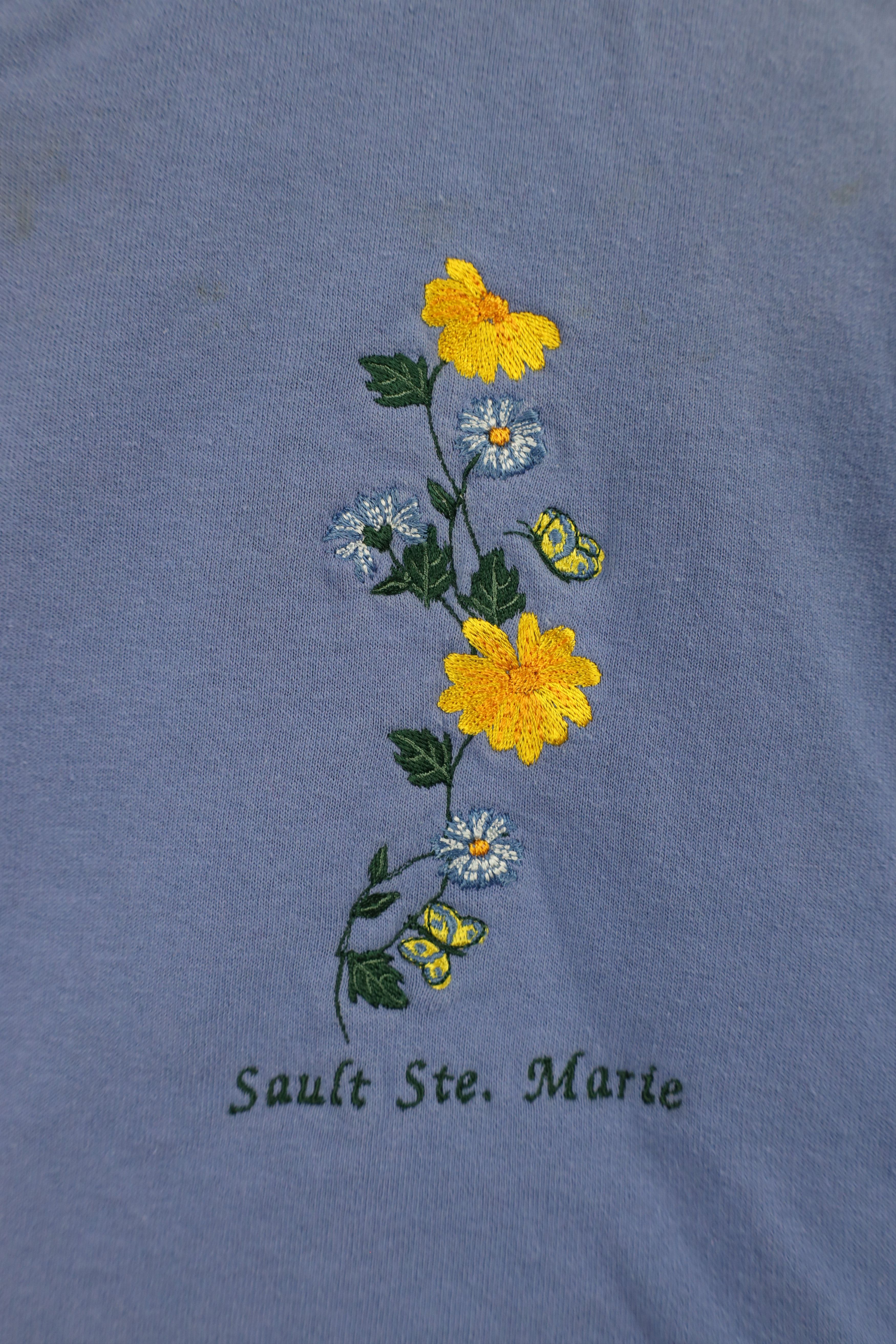 Vintage Vintage 90s Sault Ste Marie Flower Cardigan Sweatshirt USA Size L / US 10 / IT 46 - 4 Thumbnail