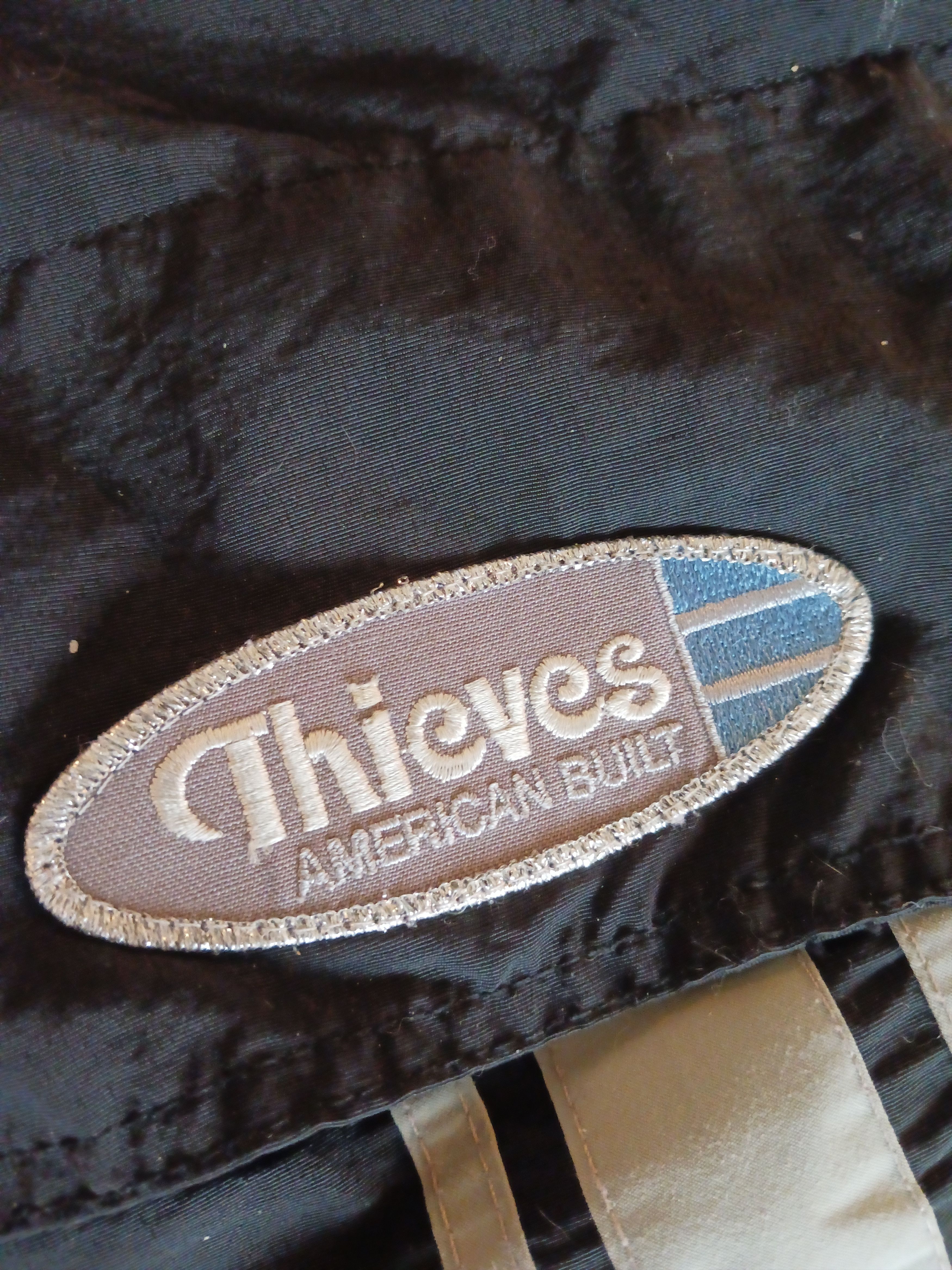Vintage GAT Gypsies and Thieves Nylon Racing Striped Jacket Size US L / EU 52-54 / 3 - 3 Thumbnail