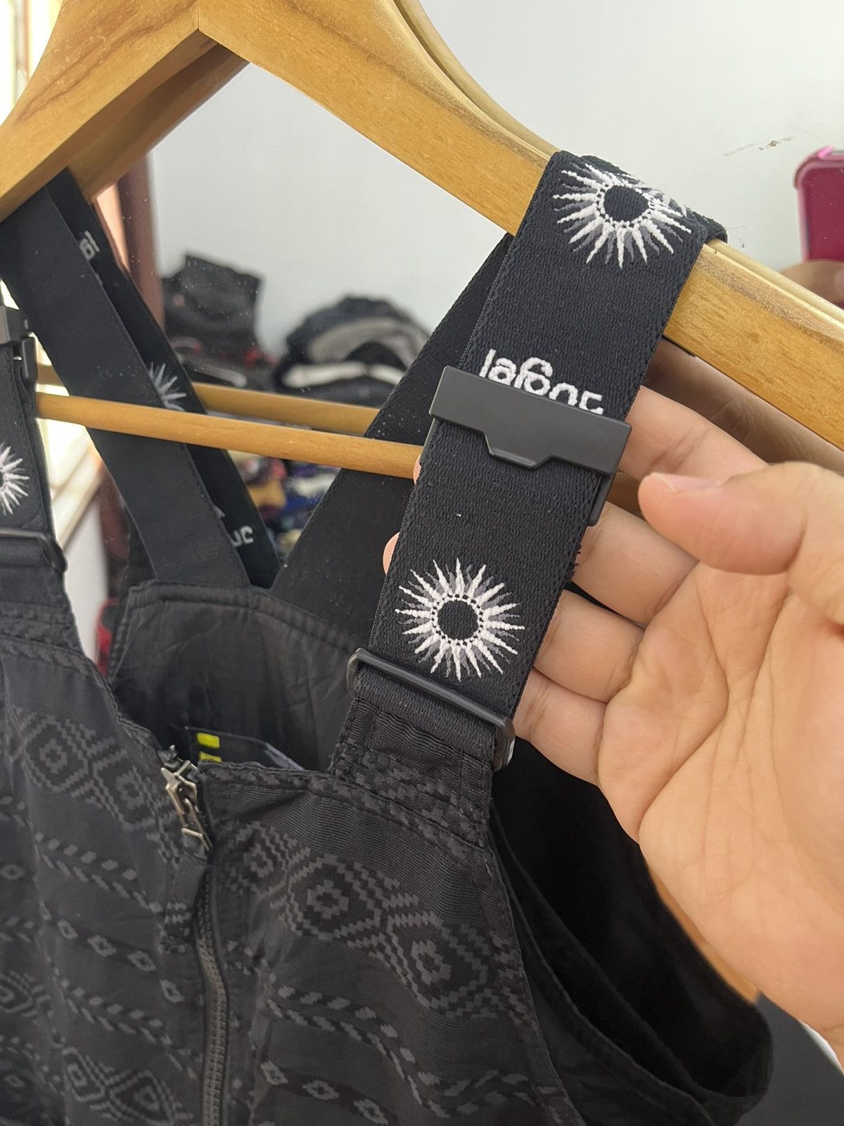 Gear for Sports Lafont Italy Jacquard Ski Bib Overalls Women Black Size 30" / US 8 / IT 44 - 4 Thumbnail