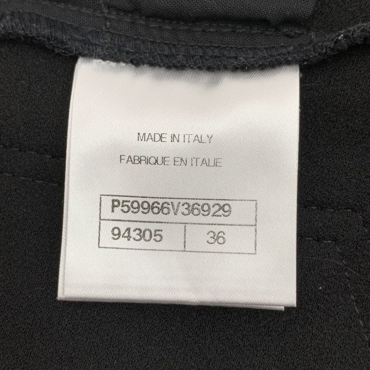 Chanel Chanel Black Vintage Washed Cotton Casual Denim Pants K26WX Size 25" / US 0 / IT 36 - 7 Thumbnail