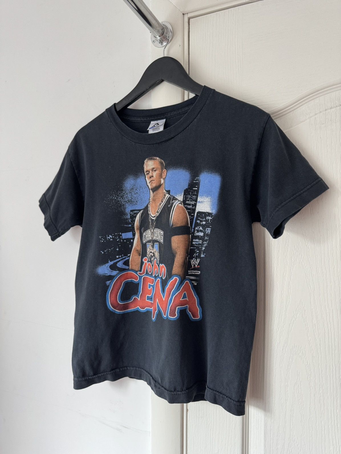 WWE Vintage 2002 John Cena Thug A Nomics WWE Licensed T Shirt Size US M / EU 48-50 / 2 - 1 Thumbnail