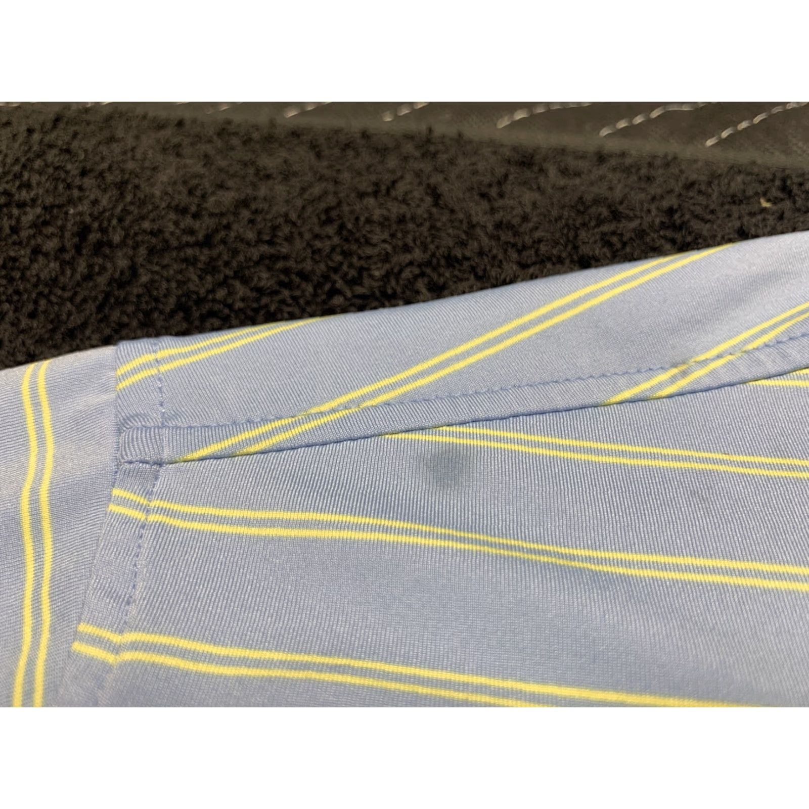 Vintage VINTAGE Turtleson Golf Polo Shirt Blue Yellow Stripe Short Sleeve Adult XL Athletic Mens Size US XL / EU 56 / 4 - 6 Thumbnail