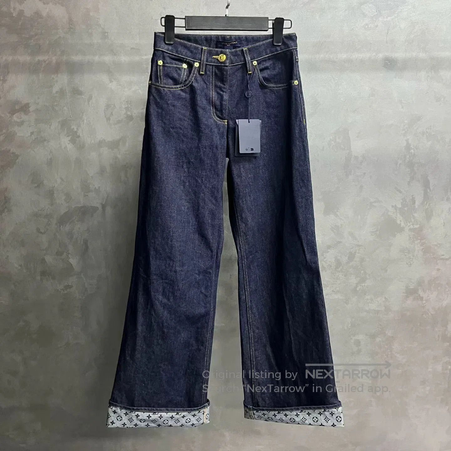 Louis Vuitton Louis Vuitton 2025 Cuffed Flared Denim Jeans. Size US 32 / EU 48 - 1 Thumbnail