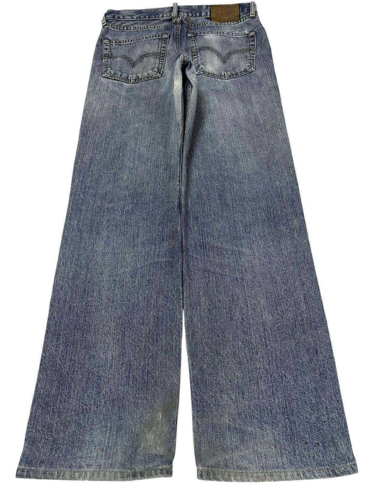 Levi's Vtg 90s Levis 502 Faded Distressed Jeans Size US 30 / EU 46 - 2 Thumbnail