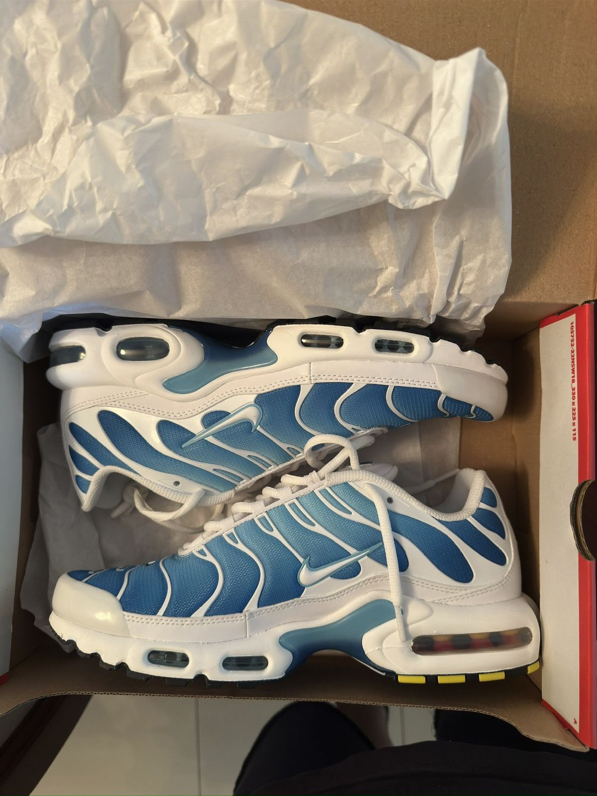 Blue Fade Nike Tuned Blue White HOT Photo Blue Blue White And