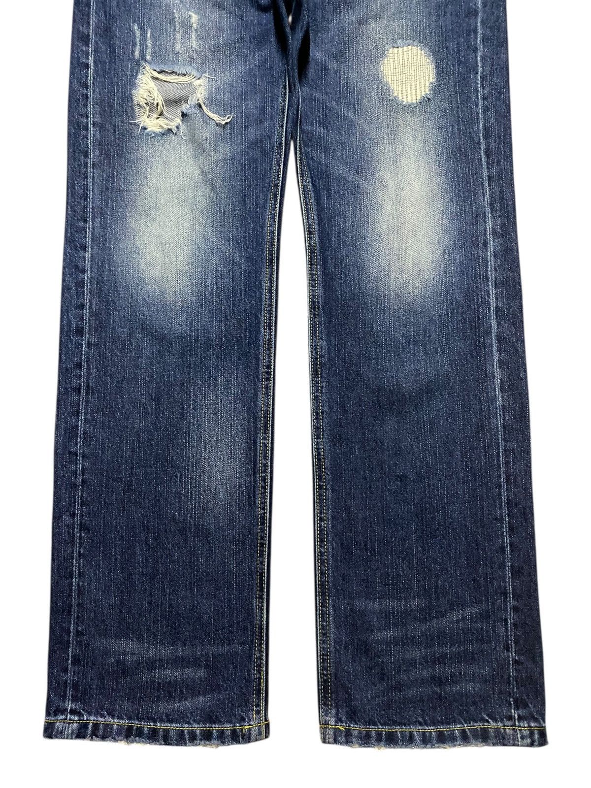 Prps Vintage Japanese Brand Blue Limitless Distressed Loose Jeans Size US 32 / EU 48 - 5 Thumbnail