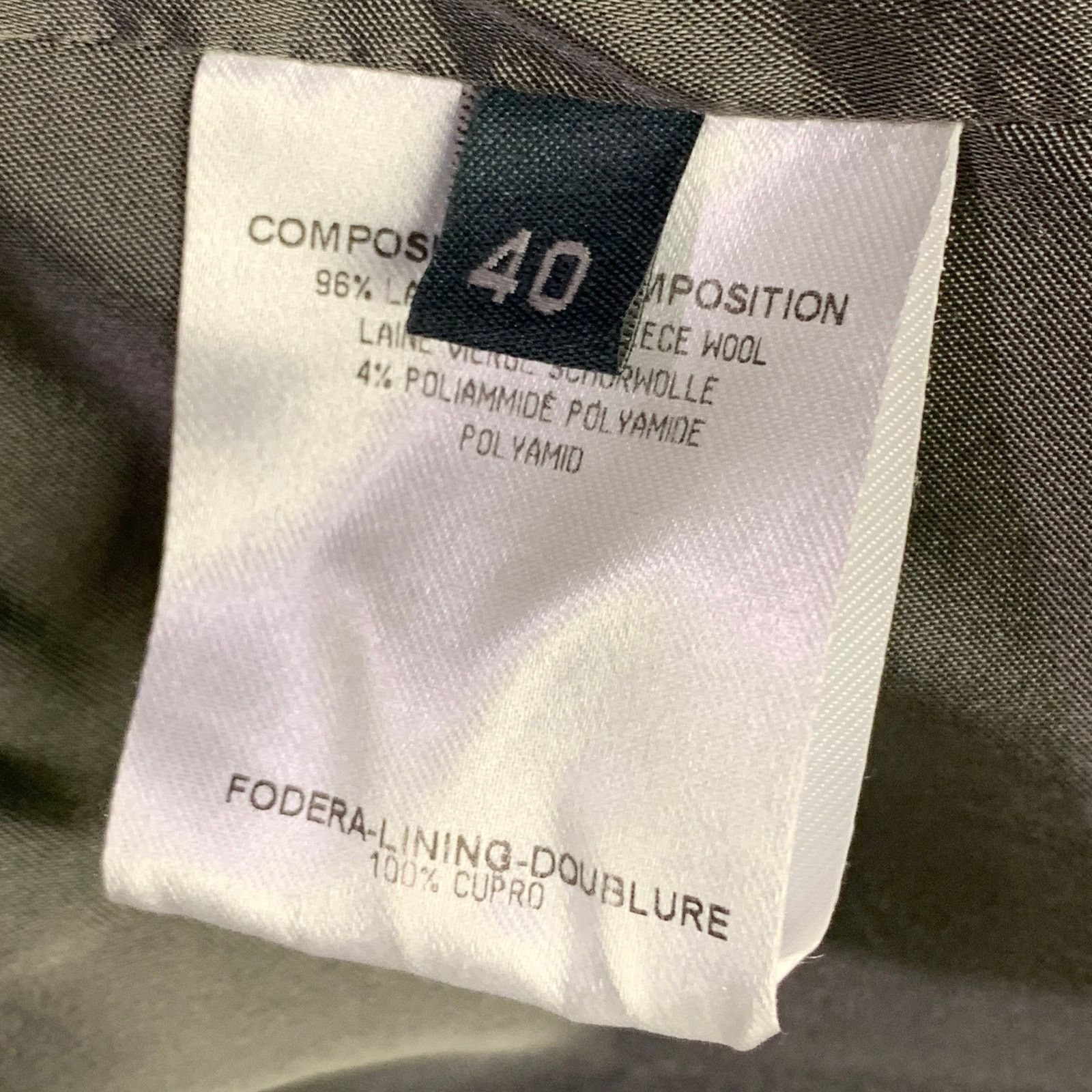 Alexander McQueen Size 4 Grey Black Wool Blend Boucle Single Breasted Jacket Size S / US 4 / IT 40 - 10 Thumbnail