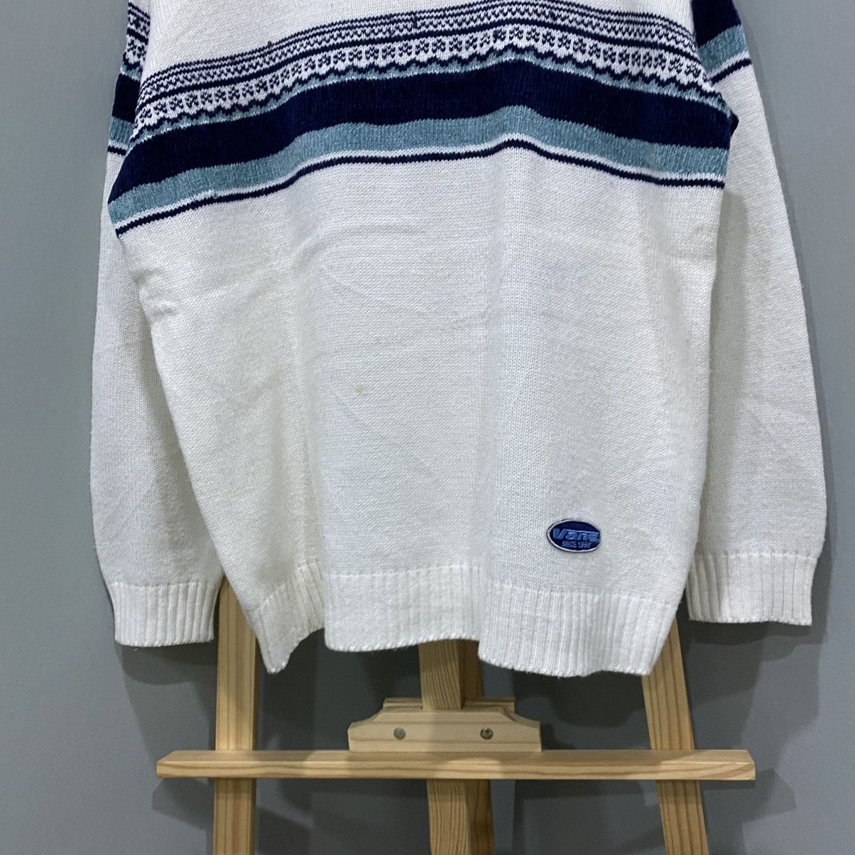 Vans VINTAGE VANS Skateboard Heavy Knit Sweater 90s Y2K Skate Size US L / EU 52-54 / 3 - 4 Thumbnail