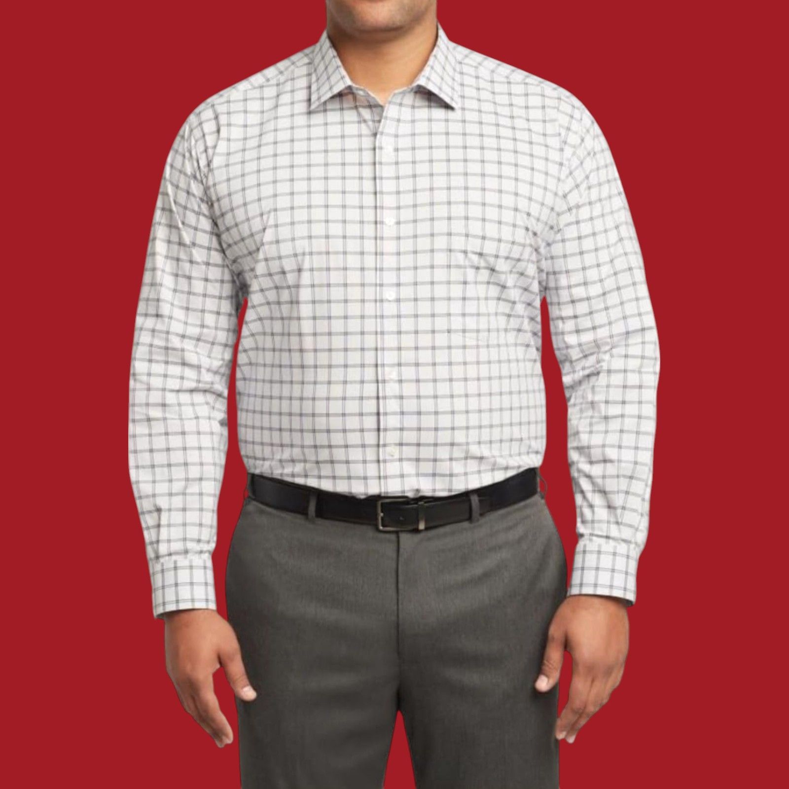 Van Heusen Van Heusen - Stain Shield - Men's Regular Fit Stretch Fabric Size ONE SIZE - 1 Thumbnail