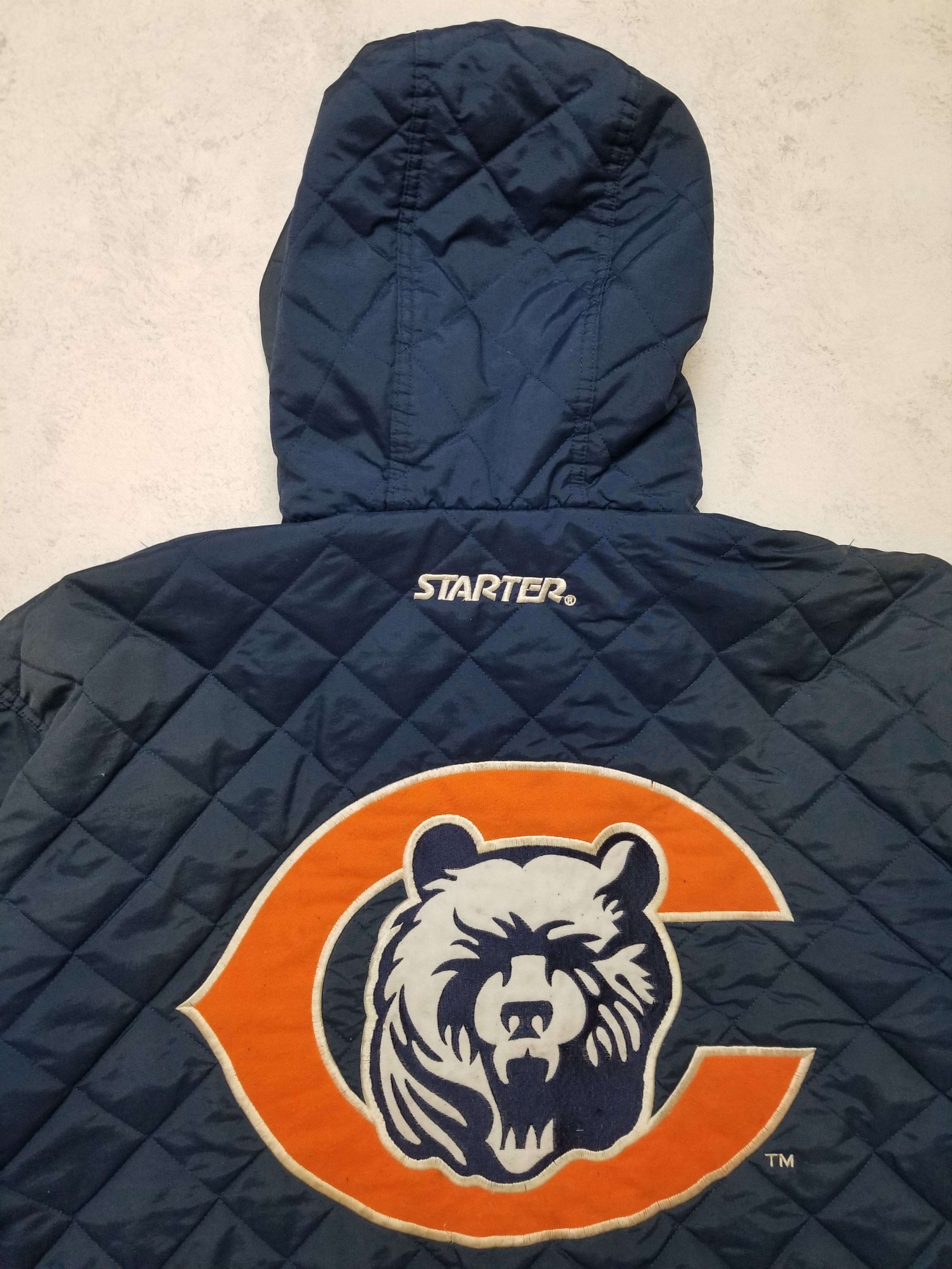 Starter Vintage Starter NFL Chicago Bears Parka Long Jacket Defects Size US L / EU 52-54 / 3 - 24 Thumbnail