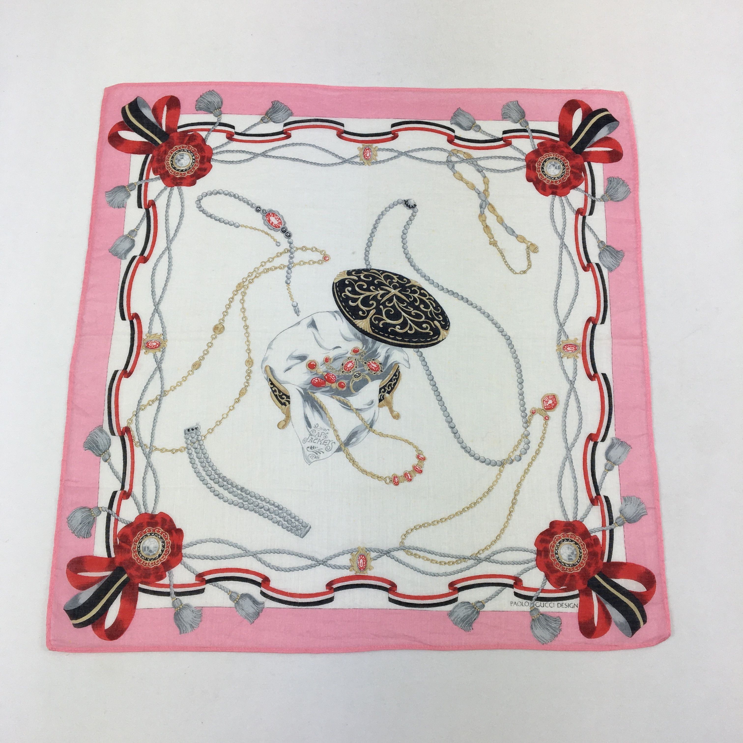 Paolo Gucci Vintage Paolo Gucci Handkerchief Neckerchief Bandana Size ONE SIZE - 2 Thumbnail