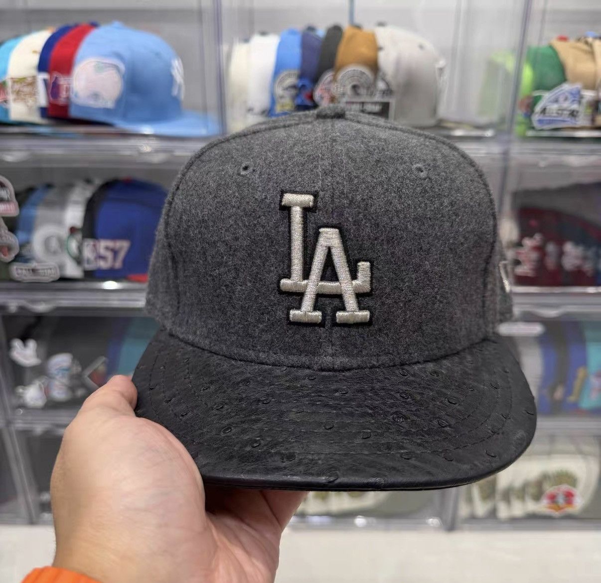 New Era New Era MLB Los Angeles Dodgers Flat Brim Baseball Cap J32 Size ONE SIZE - 1 Thumbnail