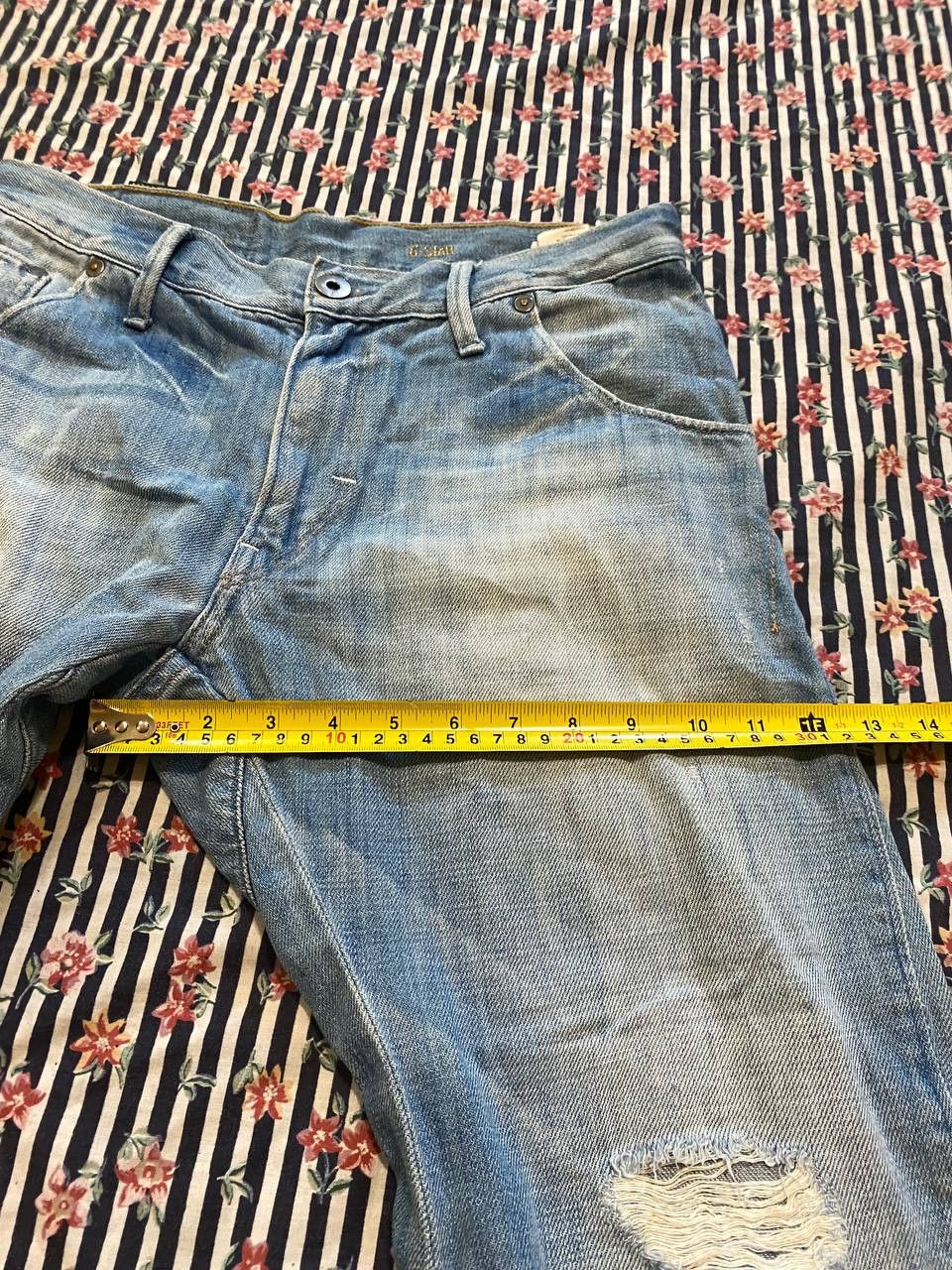 G-Star Vintage Gstar Raw Japanese Avant Garde Opium Y2K Denim Jeans Size US 31 - 9 Thumbnail