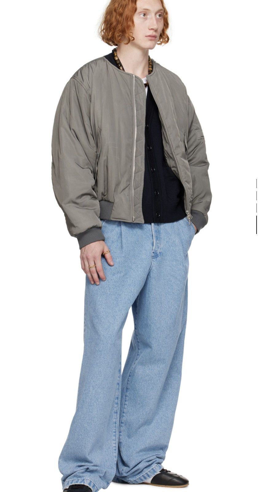 Dries Van Noten Dries Van Noten Collarless Bomber AW24 Size US M / EU 48-50 / 2 - 1 Thumbnail