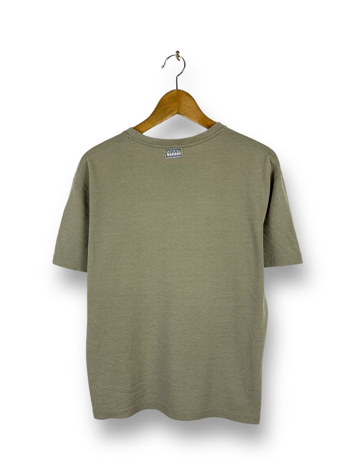 Versace × Vintage Rare! Vintage Versace Sport Small Logo Tops Tee Size US M / EU 48-50 / 2 - 2 Thumbnail