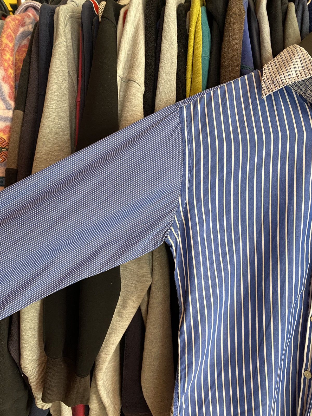 Etro VINTAGE ETRO PATCHWORK STRIPED BUTTON UP SHIRT Size US M / EU 48-50 / 2 - 3 Thumbnail