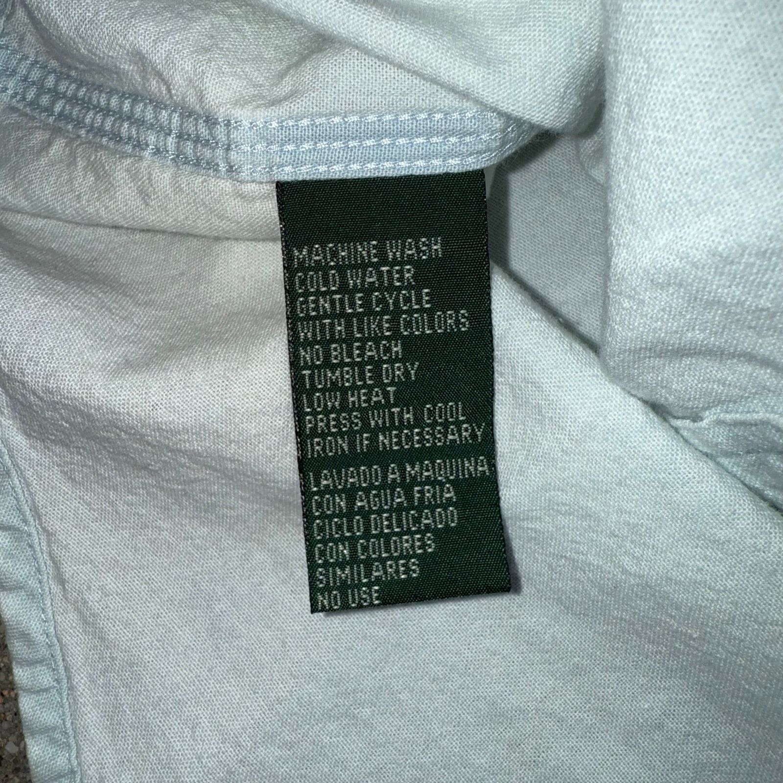 Lauren Ralph Lauren Vtg Ralph Lauren LRL Lt Blue Western Shirt Sz M Hong Kong Size US M / EU 48-50 / 2 - 10 Thumbnail