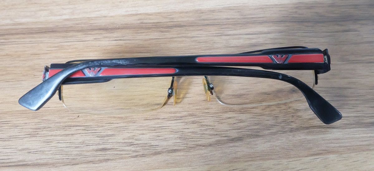 Emporio Armani Emporio Armani Half Rim Glasses Size ONE SIZE - 7 Thumbnail