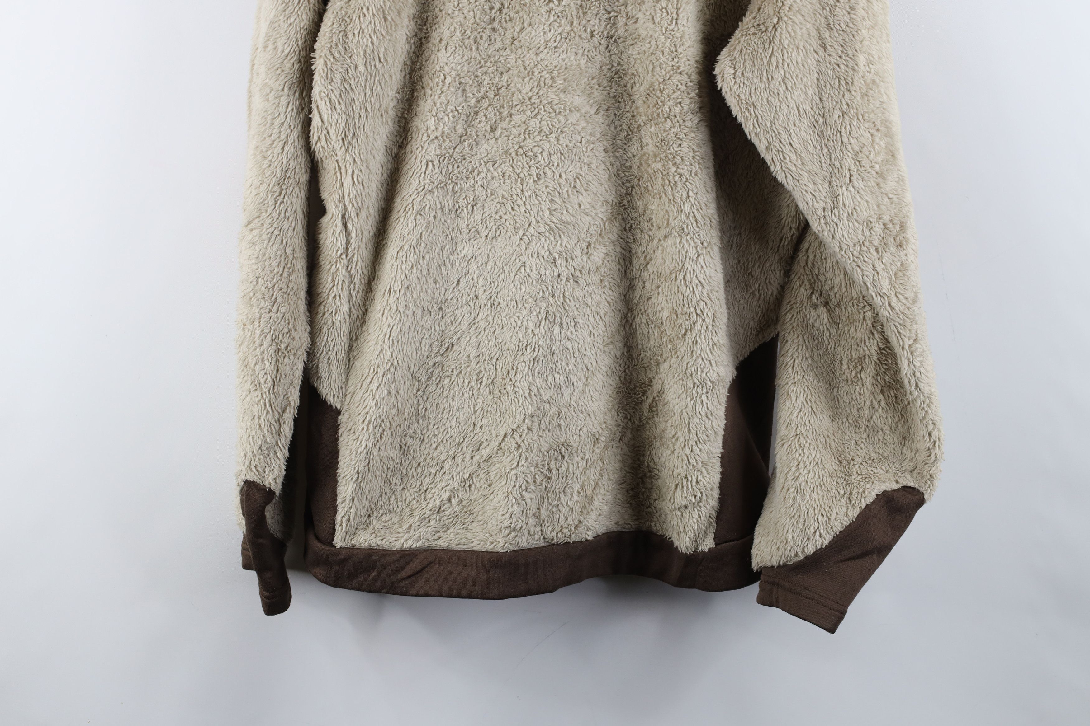 Mountain Hardwear × Vintage Mountain Hardwear Block Shag Fleece Full Zip Jacket Brown Size M / US 6-8 / IT 42-44 - 15 Thumbnail