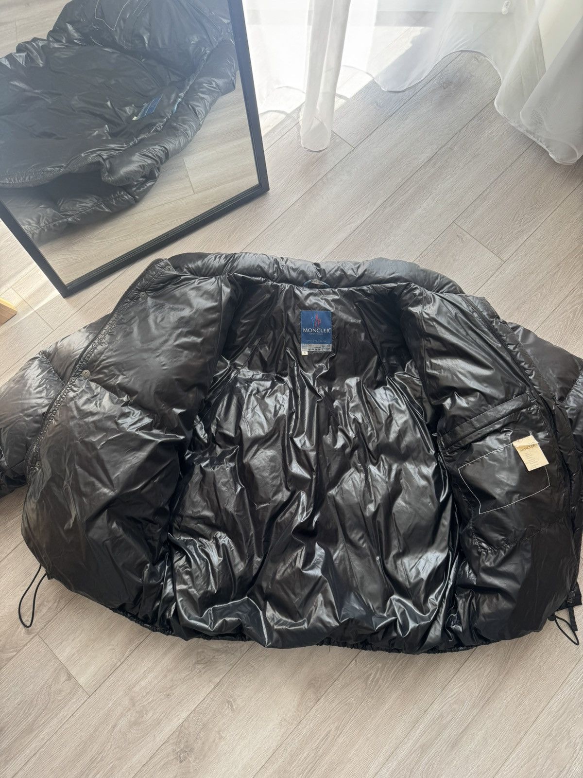 Moncler Vintage Moncler Puffer Jacket Dark Gray Size US XXL / EU 58 / 5 - 13 Thumbnail