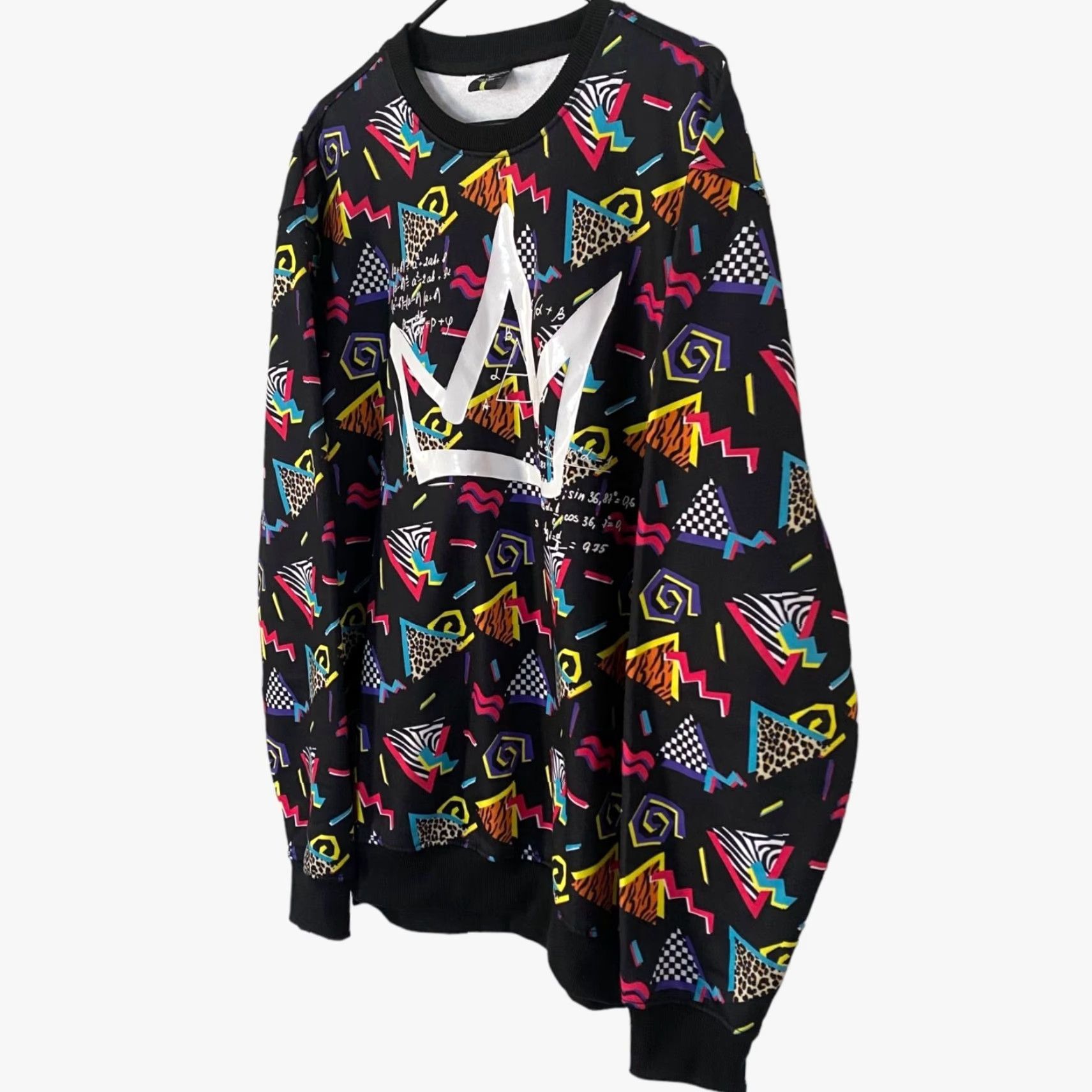 Vintage VINTAGE Screenshot Crewneck Sweatshirt Men 2XL Black Graphic Print Hip Hop Streetwear Long Sleeve Size US XXL / EU 58 / 5 - 2 Thumbnail