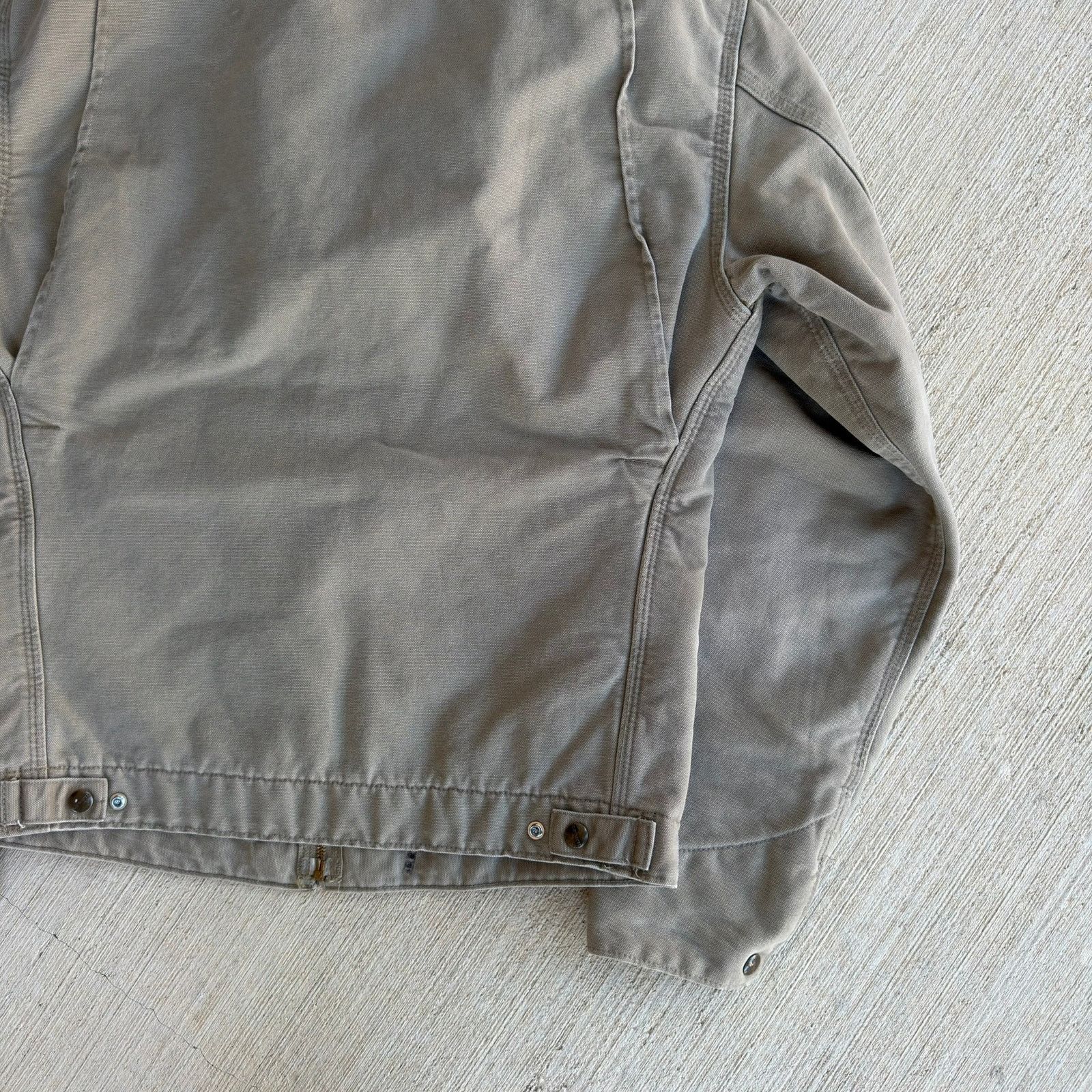 Carhartt × Vintage Carhartt EJ097 266 Detroit light brown work wear jacket Size US S / EU 44-46 / 1 - 8 Thumbnail