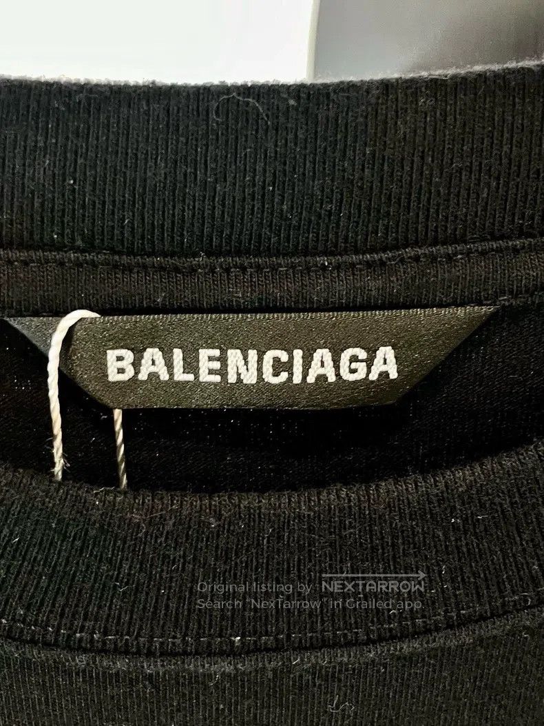 Balenciaga Balenciaga Black Short Sleeve Size US M / EU 48-50 / 2 - 4 Thumbnail