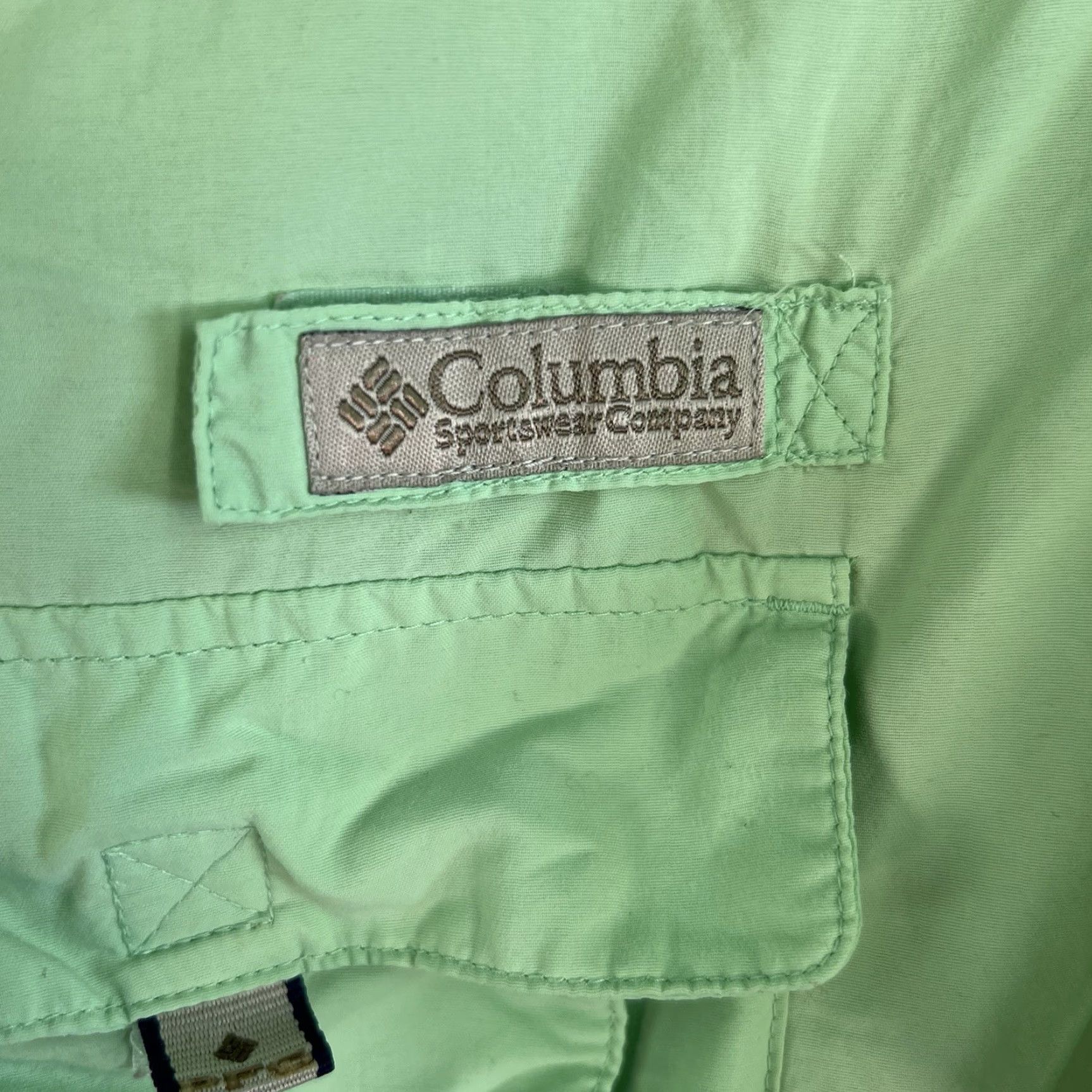 Vintage Columbia PFG Button-Down Shirt Mens Size 2XL Green Size US XXL / EU 58 / 5 - 2 Thumbnail