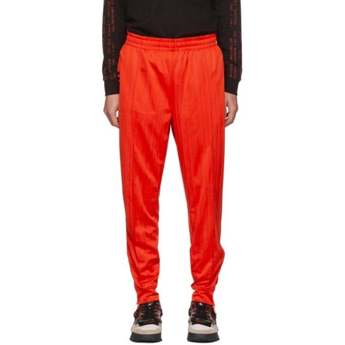 Adidas adidas Originals by Alexander Wang Red Track Pants Size US 40 / EU 56 - 1 Thumbnail